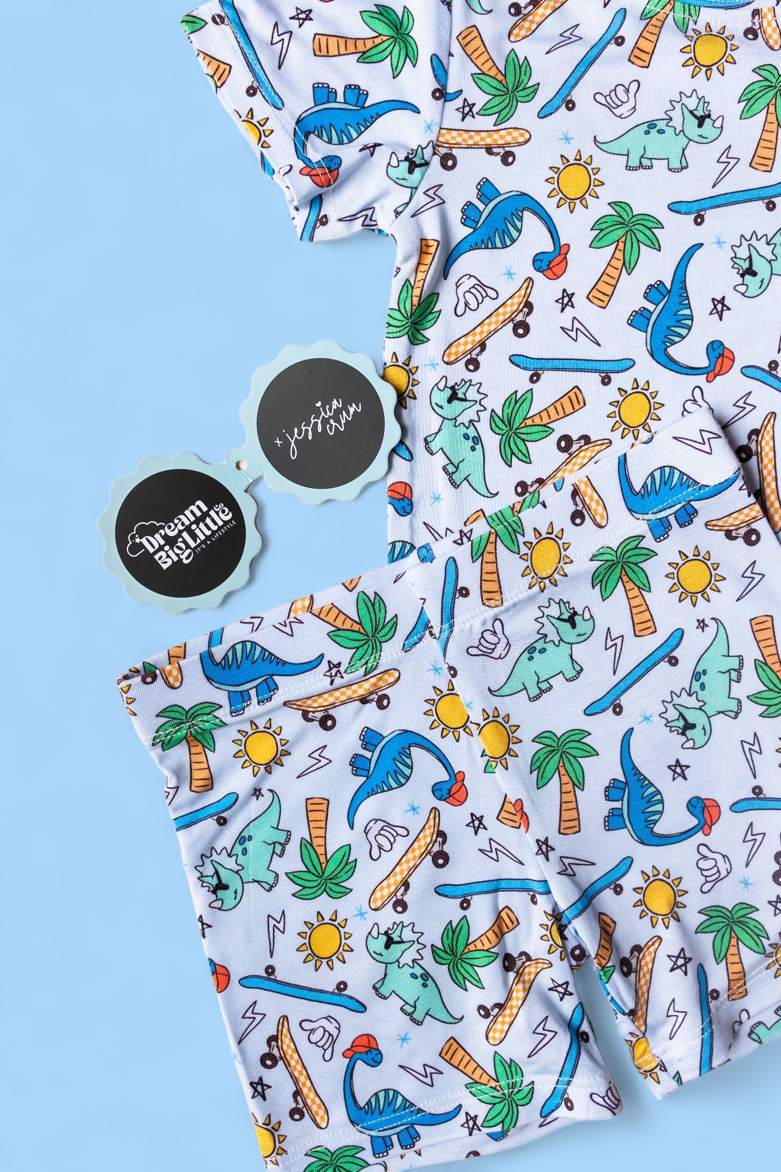 Exclusive Surf-o-saurus Dream Short Set