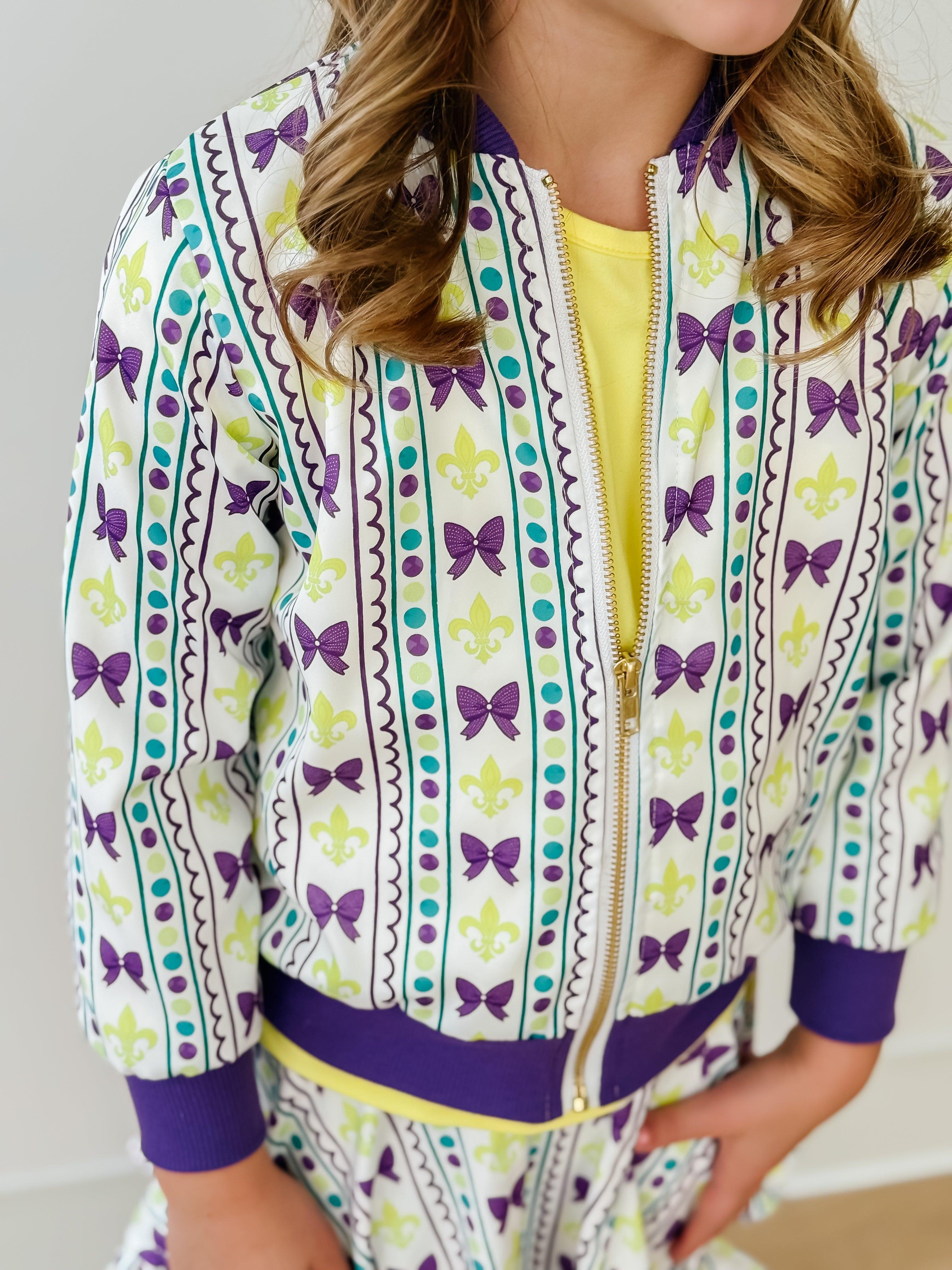 Mardi Gras Satin Jacket