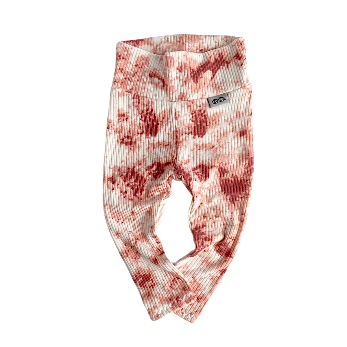 Rose Tie Dye Ribbed Leggings