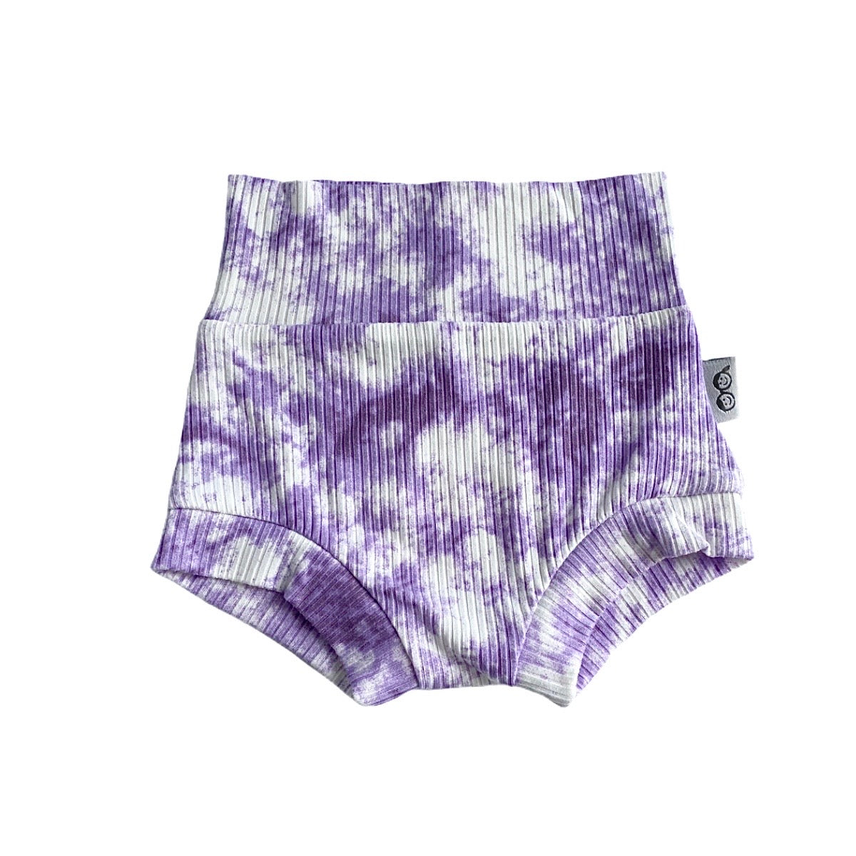 Purple Tie Dye Ribbed Bummies