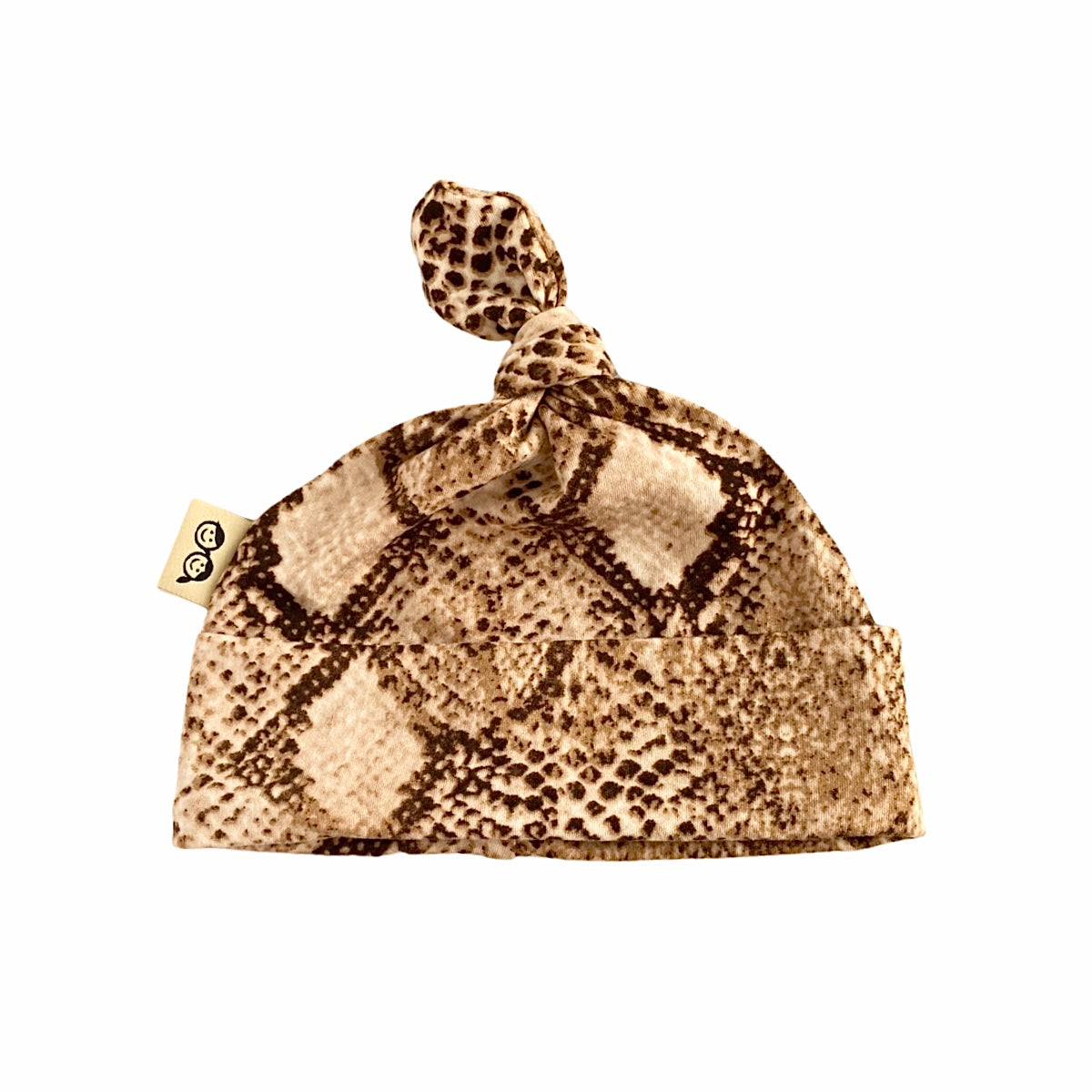 Tan Snake Print Leggings And/or Beanie Knot Hat