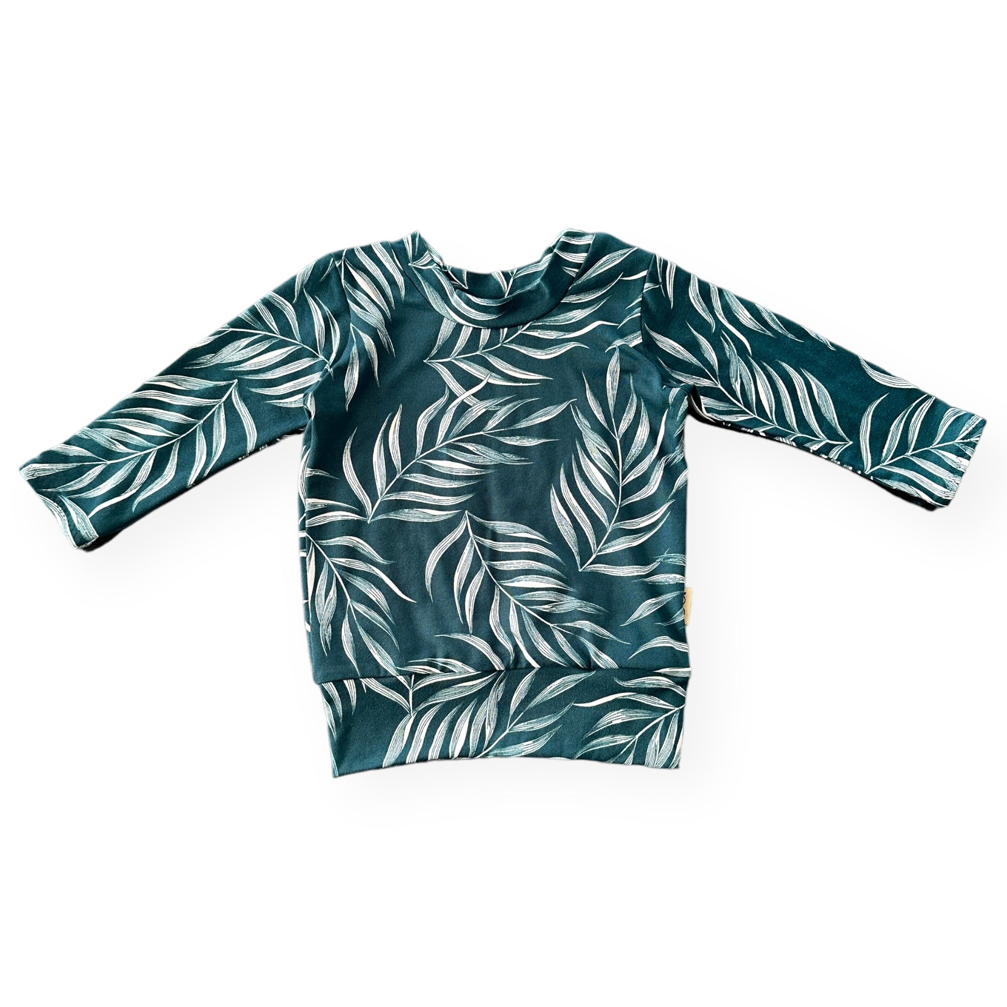 Ocean Teal Pampas Leaves Lounge Set