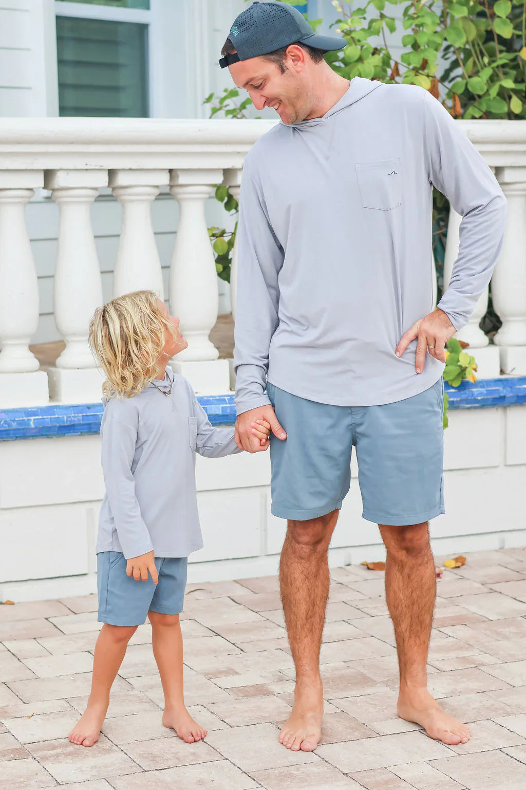 Kid's Breezy Bamboo Hoodie Smoke