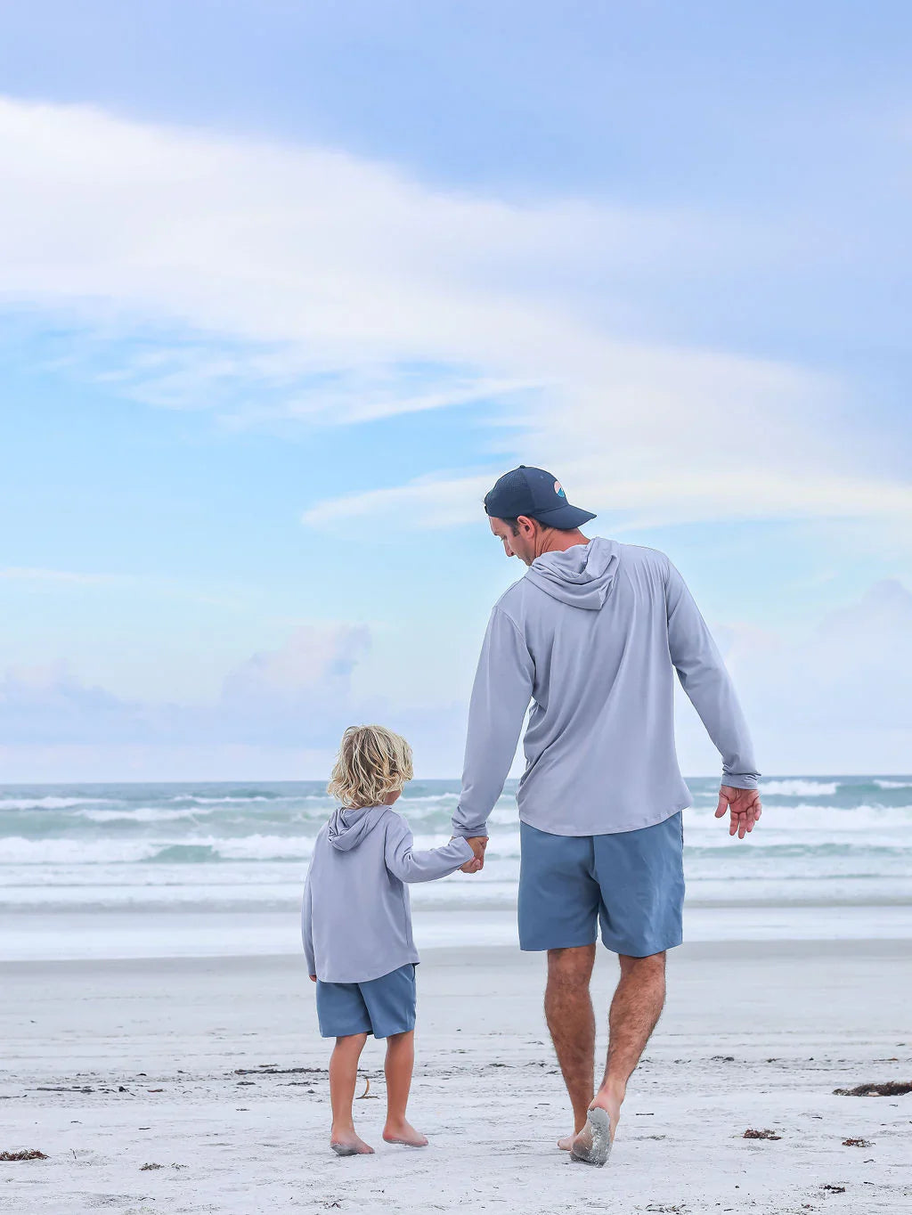 Kid's Breezy Bamboo Hoodie Smoke