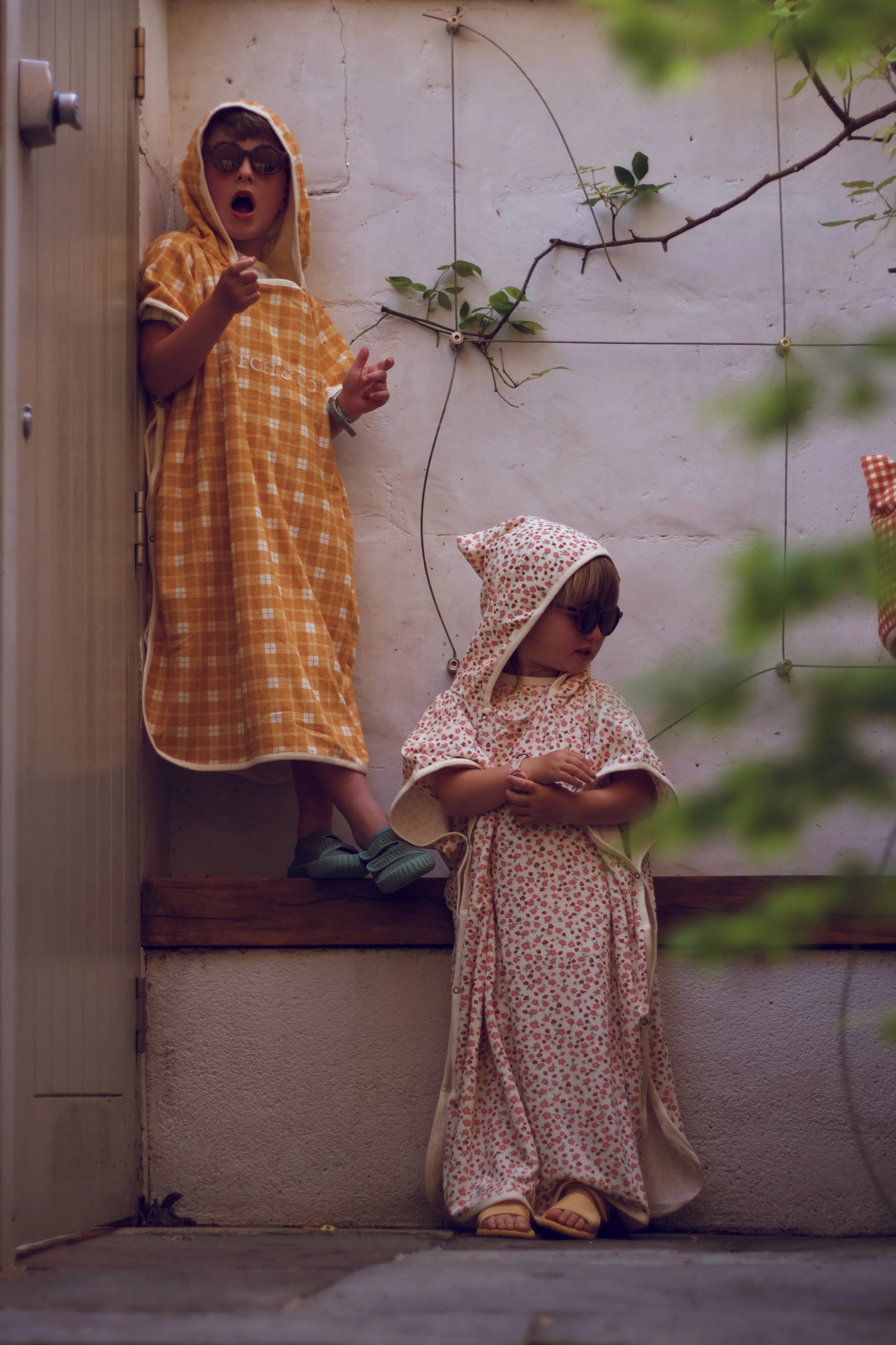 Bathing Towel Poncho | Organic Cotton - Buckwheat