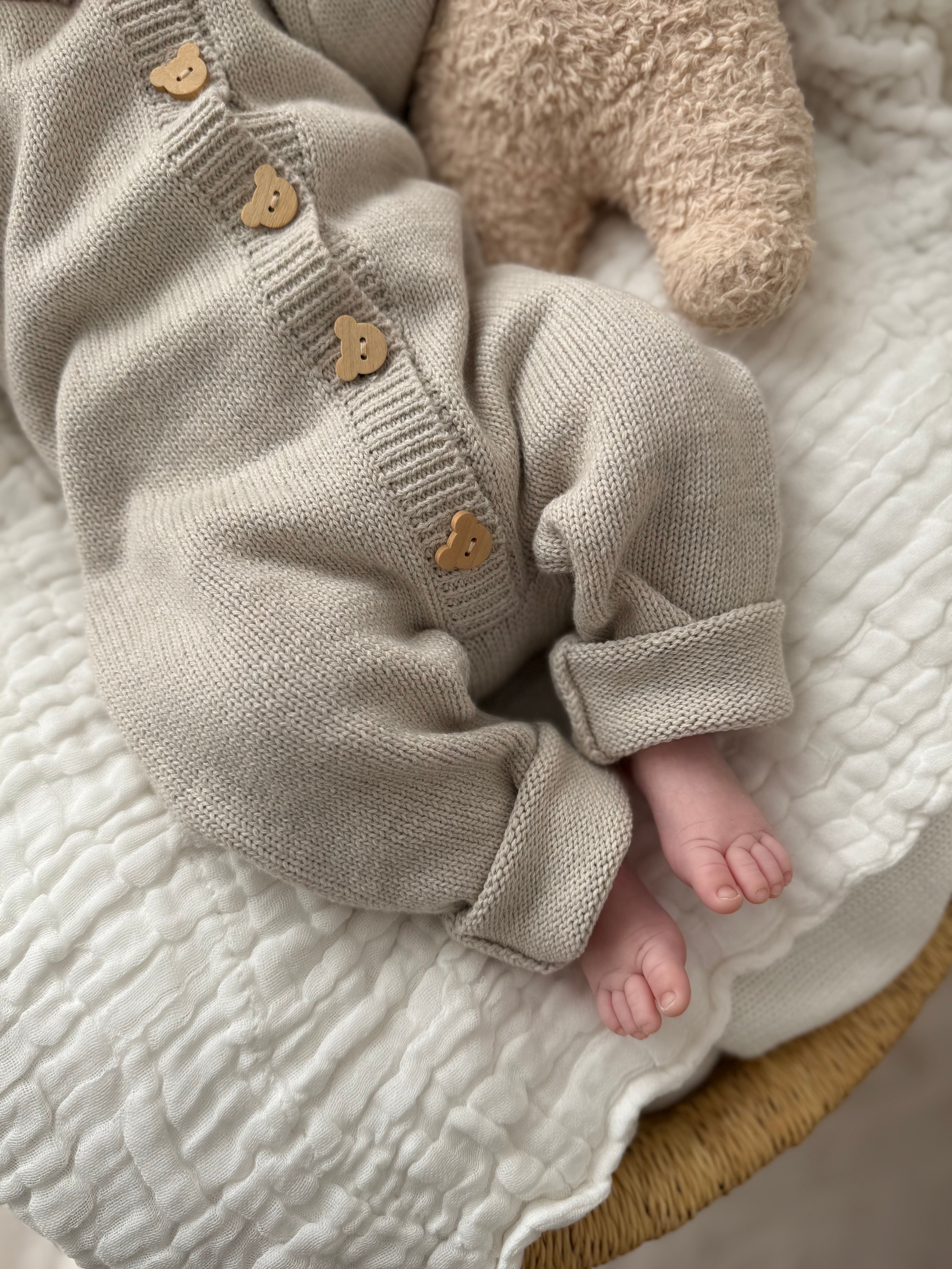 Bear Cub Jumpsuit - Natural
