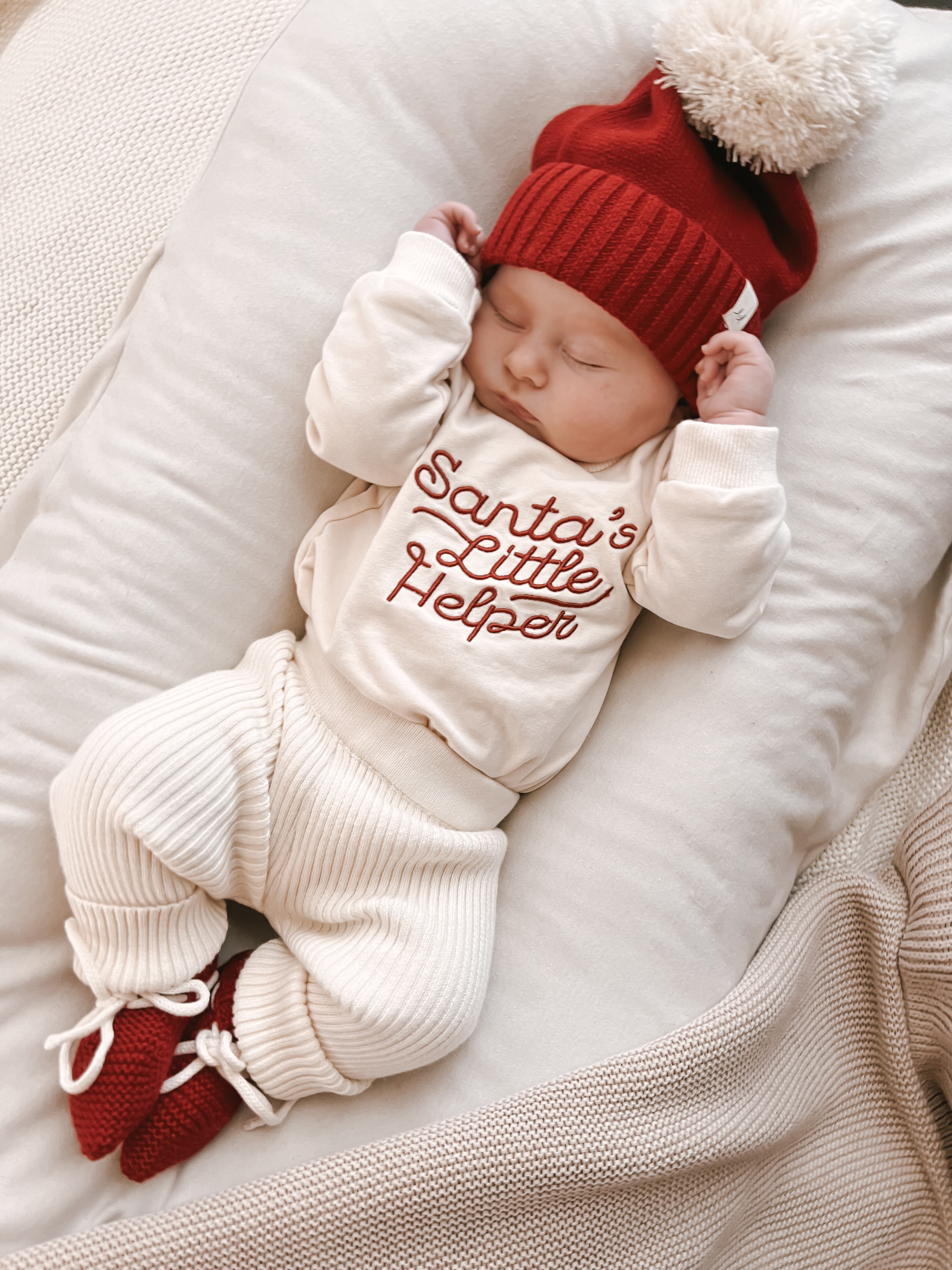 Luna + Luca Santa's Little Helper Romper