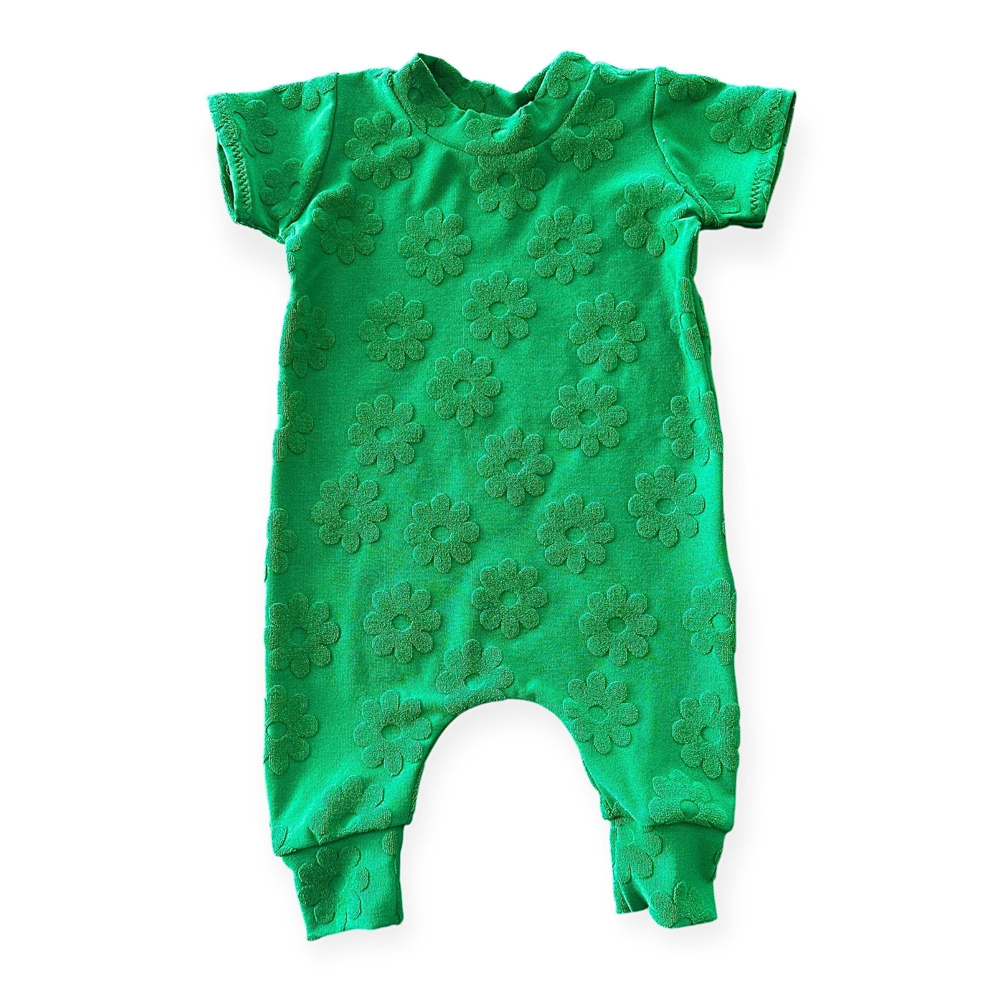 Groovy Bloom Textured Harem Rompers