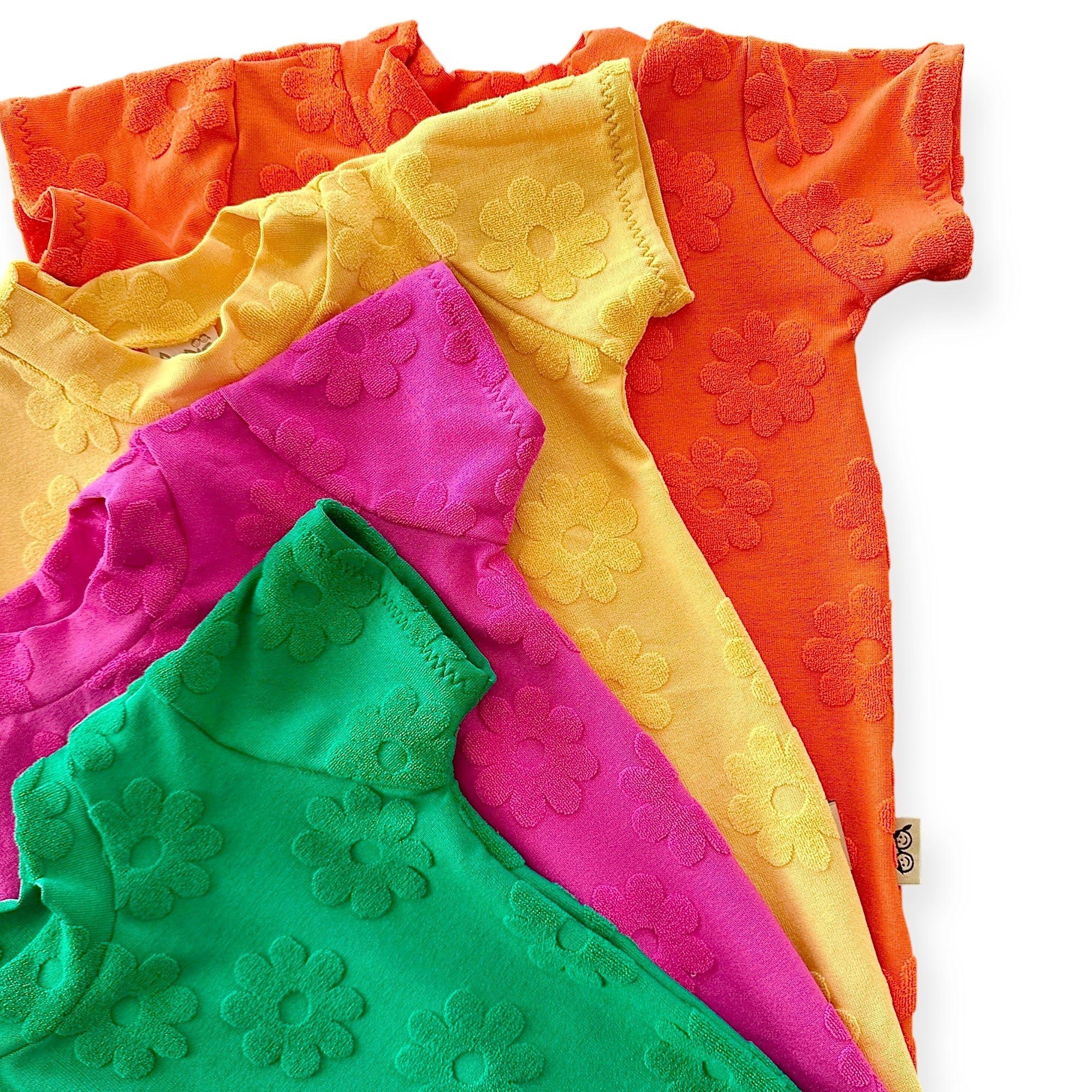 Groovy Bloom Textured Harem Rompers