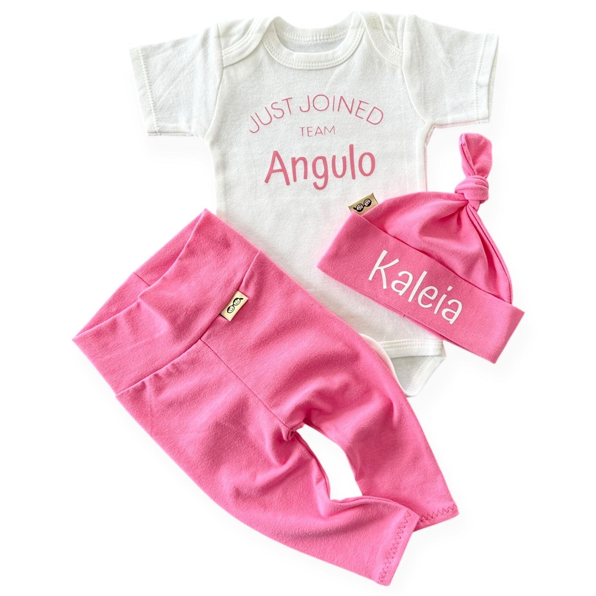 Personalized Girl Coming Home Outfit - Custom Name Bodysuit (u Choose Color)