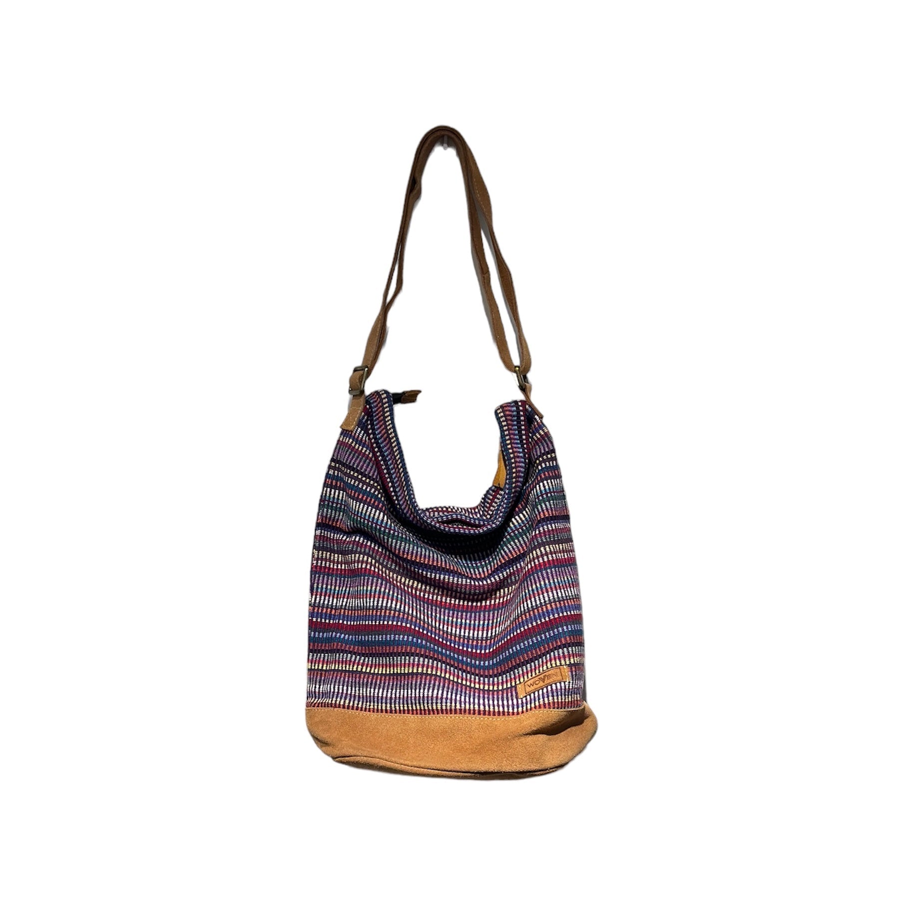 Woven Zipper Sling Bag - Jazzy