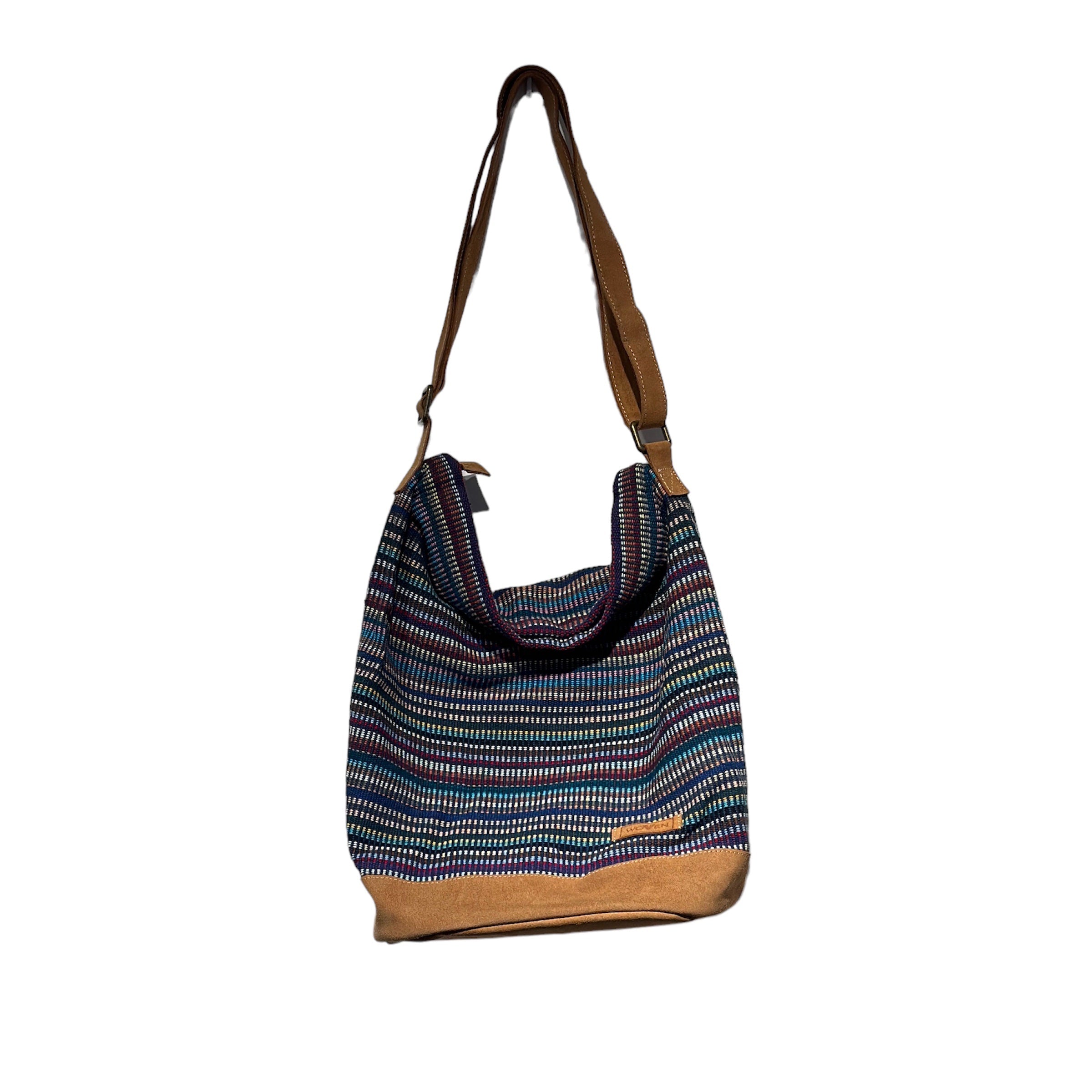 Woven Zipper Sling Bag - Jazzy