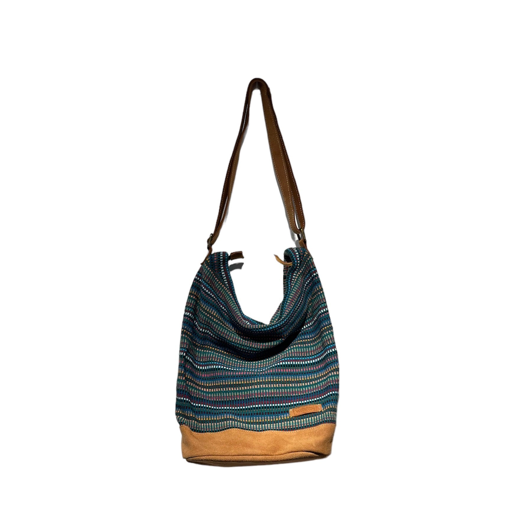 Woven Zipper Sling Bag - Jazzy