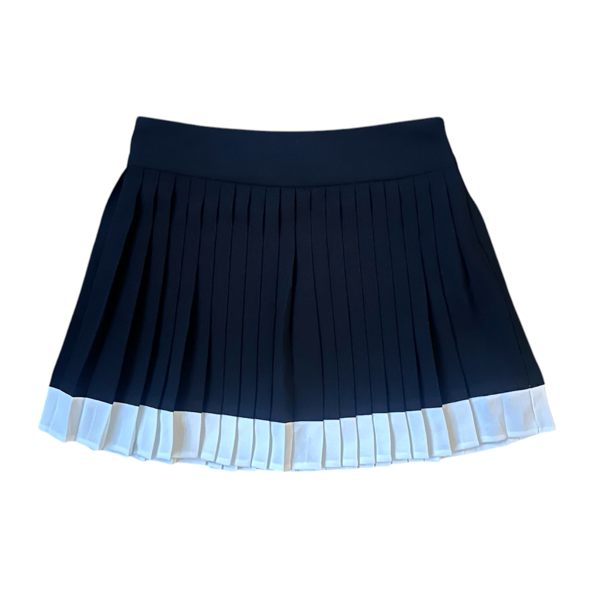 Aa Black/white Pleated Skirt