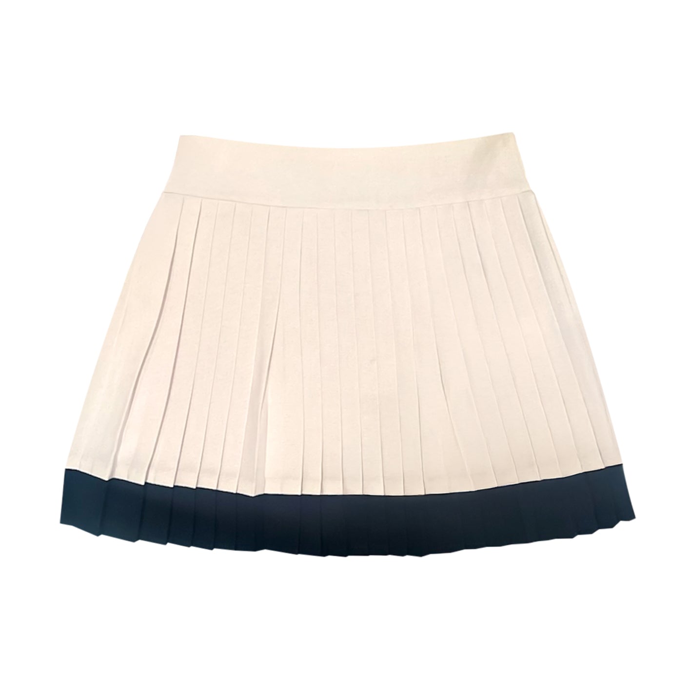 Aa Black/white Pleated Skirt