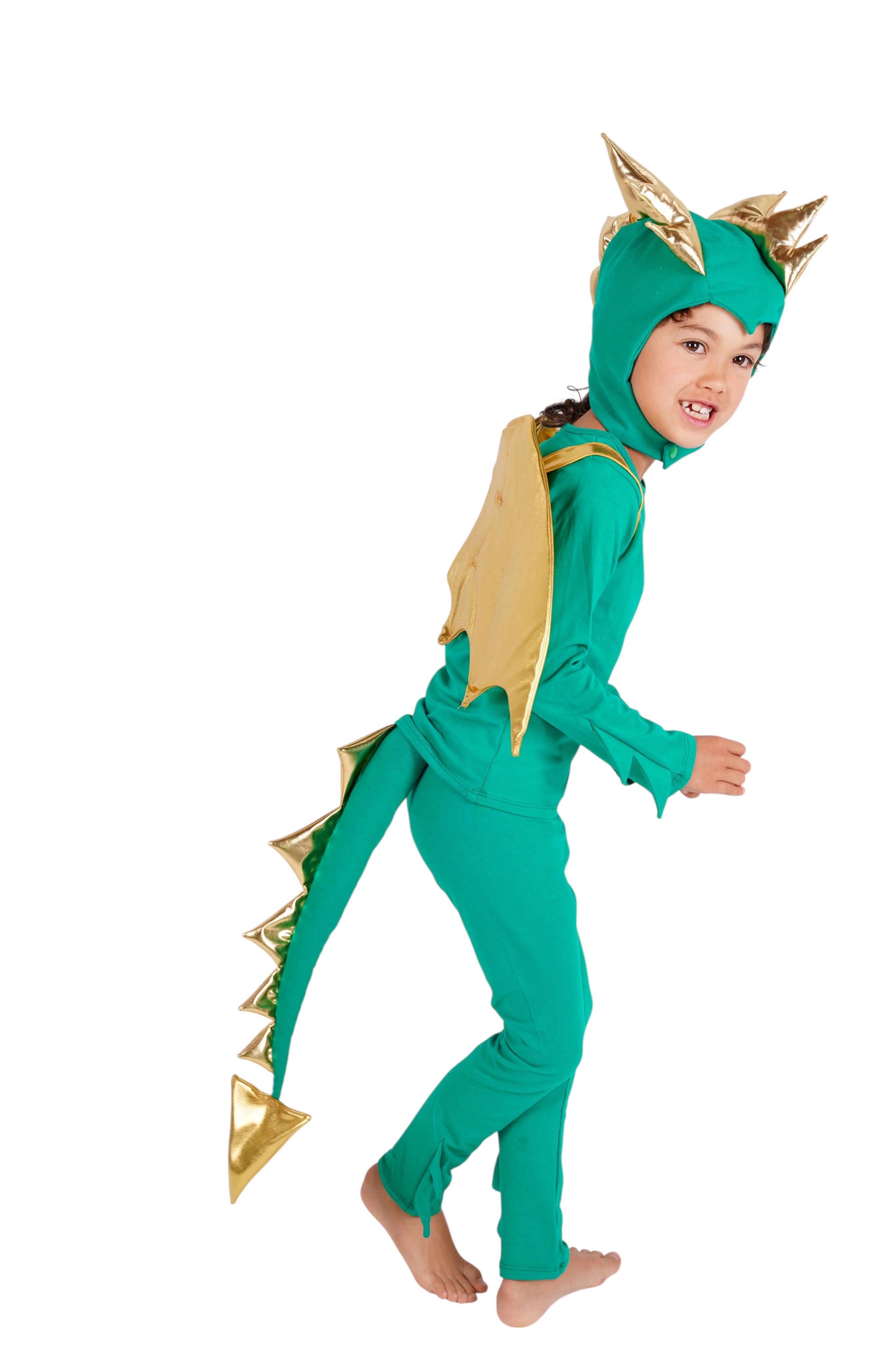 Emerald Sky Dragon Pajama Costume