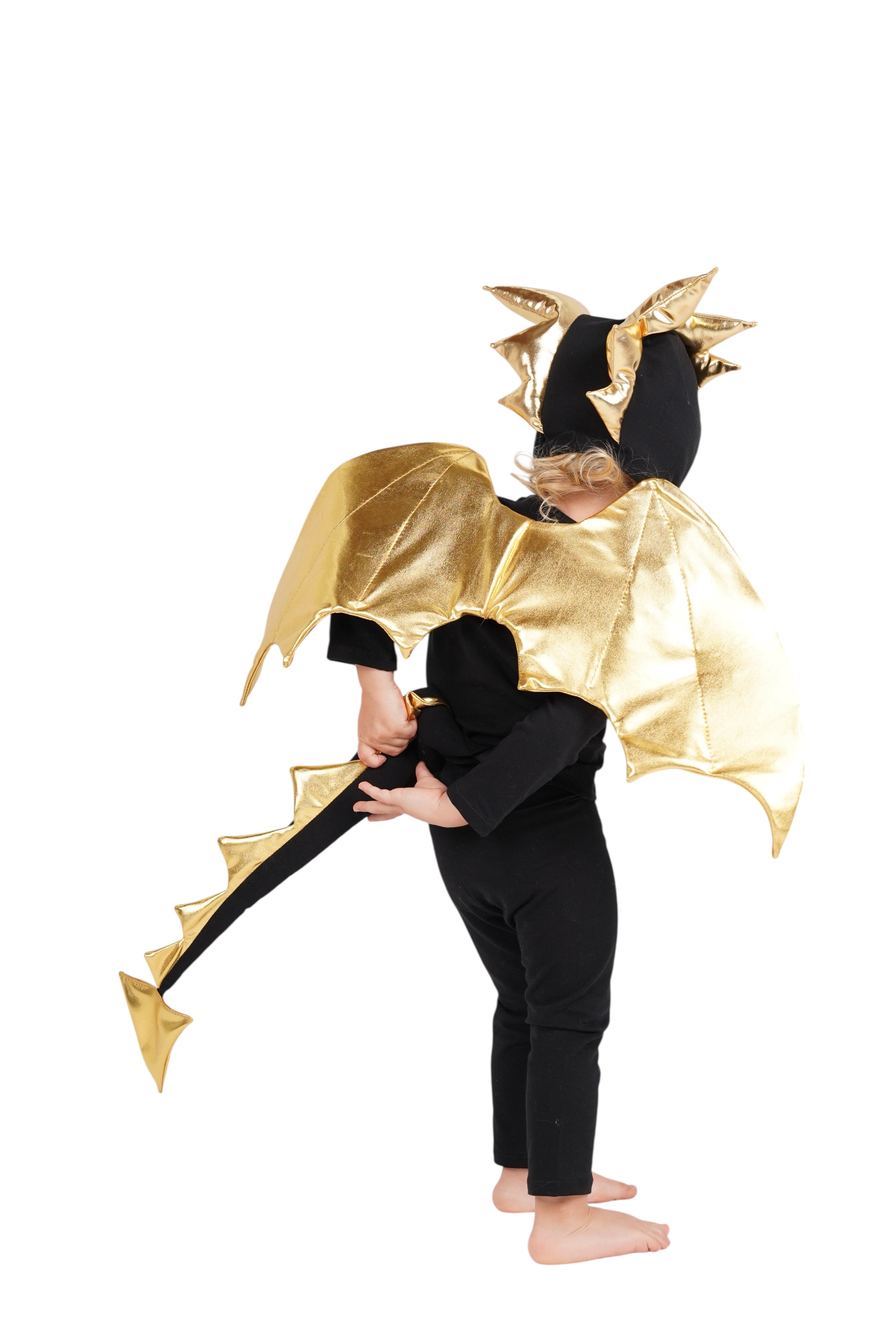 Golden Night Dragon Pajama Costume