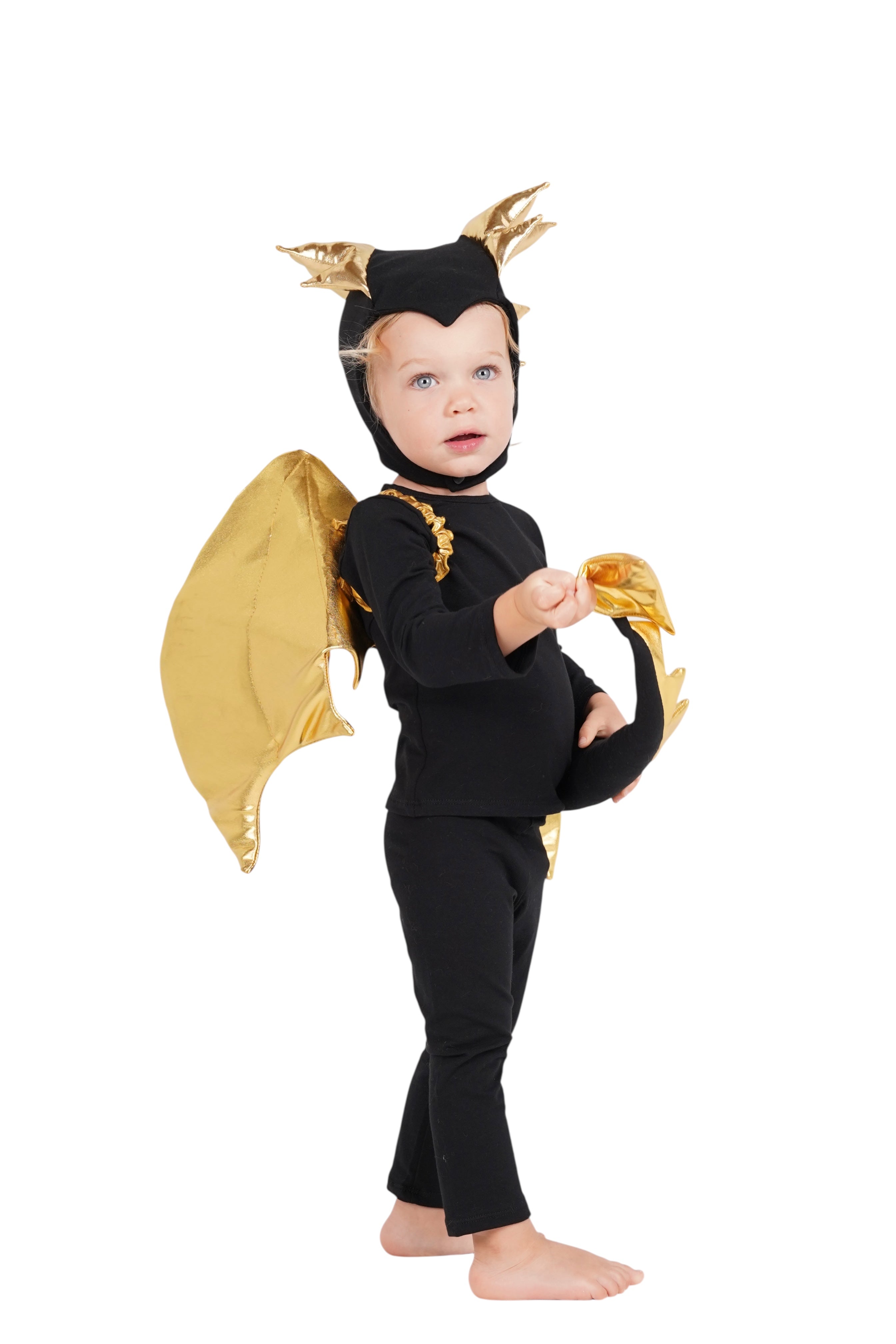 Golden Night Dragon Pajama Costume