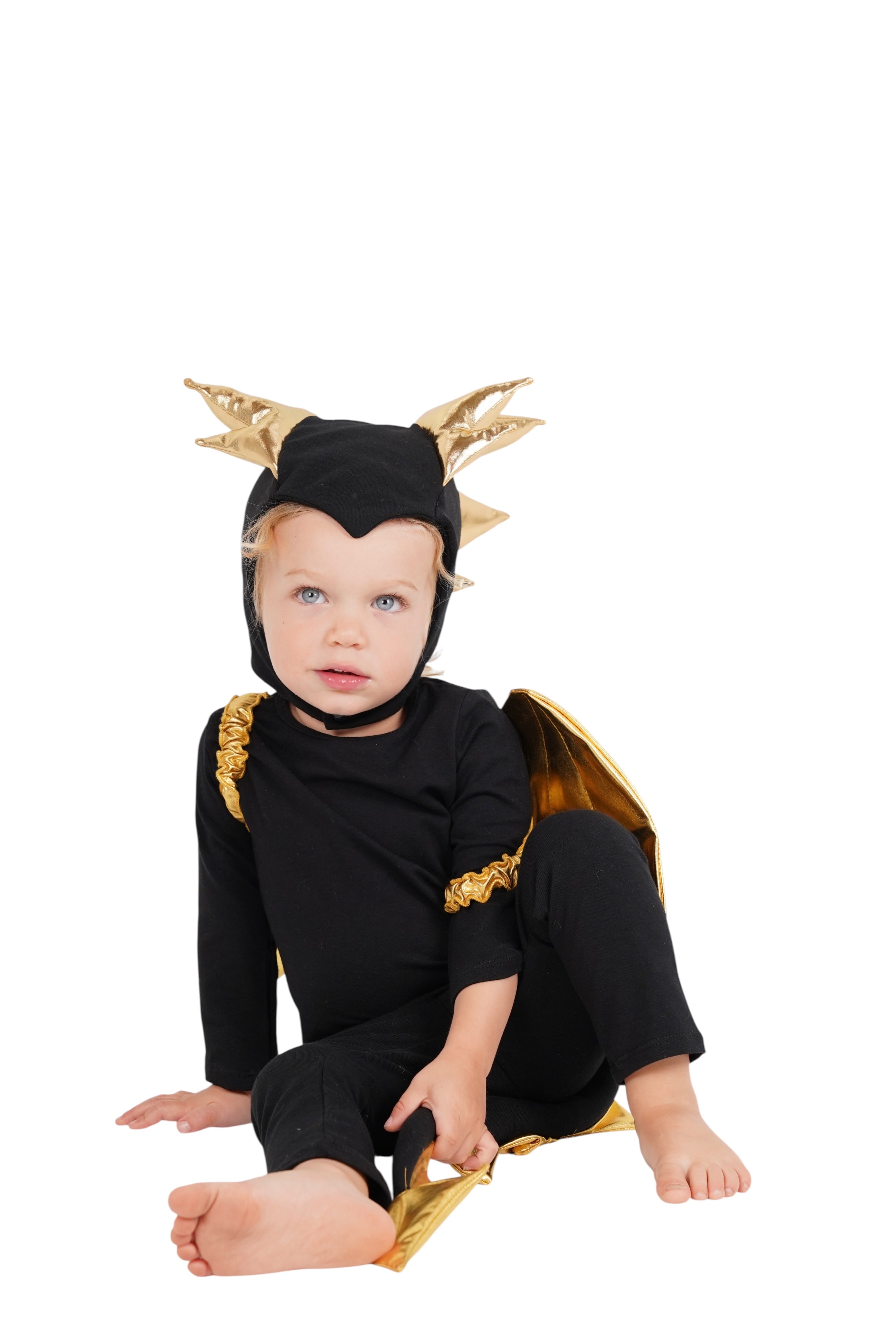 Golden Night Dragon Pajama Costume