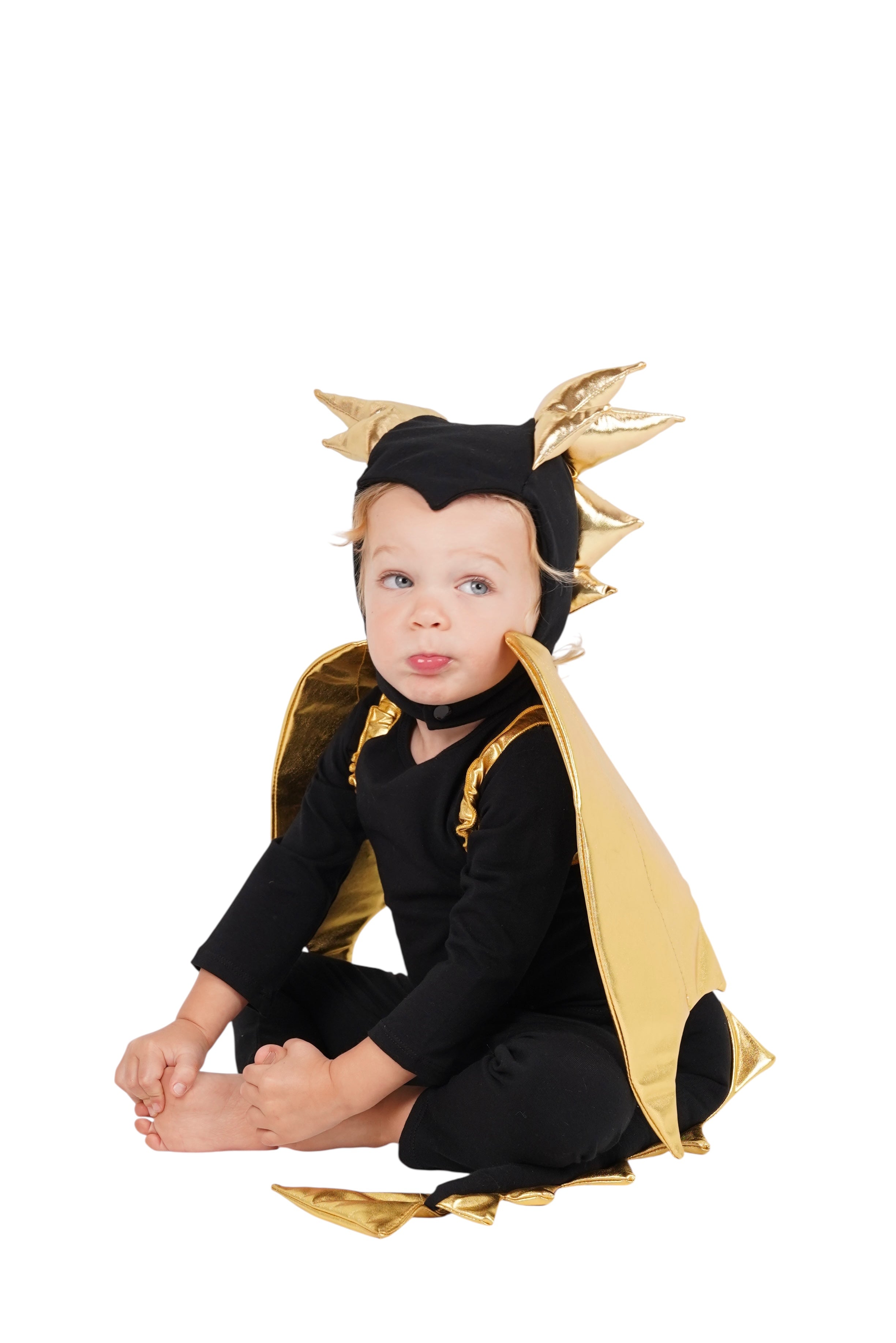 Golden Night Dragon Pajama Costume
