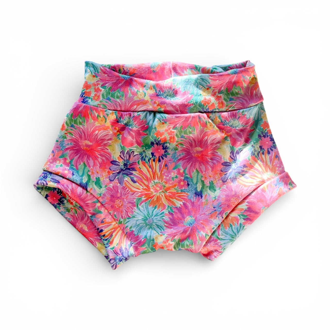 Bright Floral Daddy's Girl Baby Girl Bummies Outfit