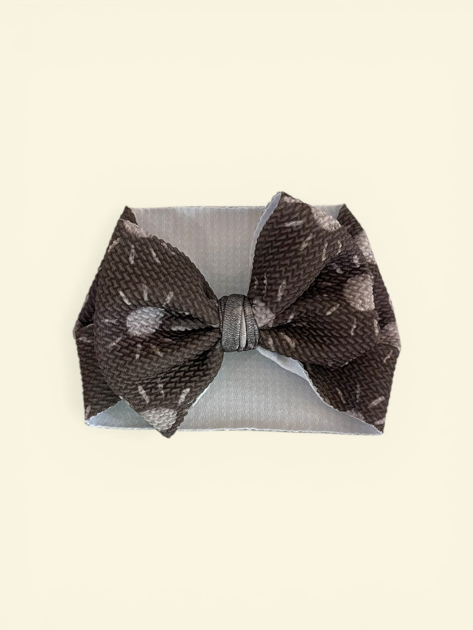 Neutral Sun Baby Headrap Bow