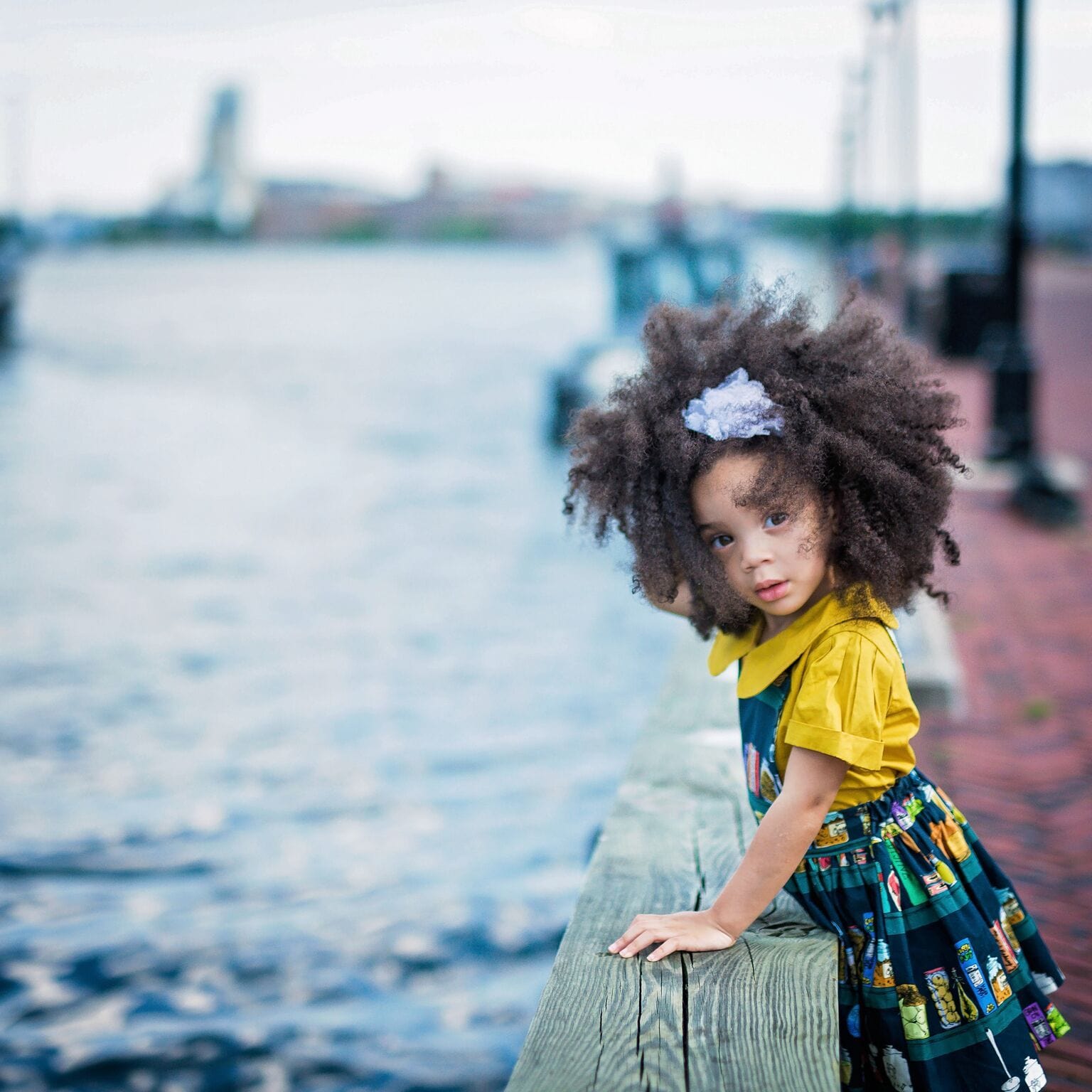 Girls Pinafore Dress In Canning