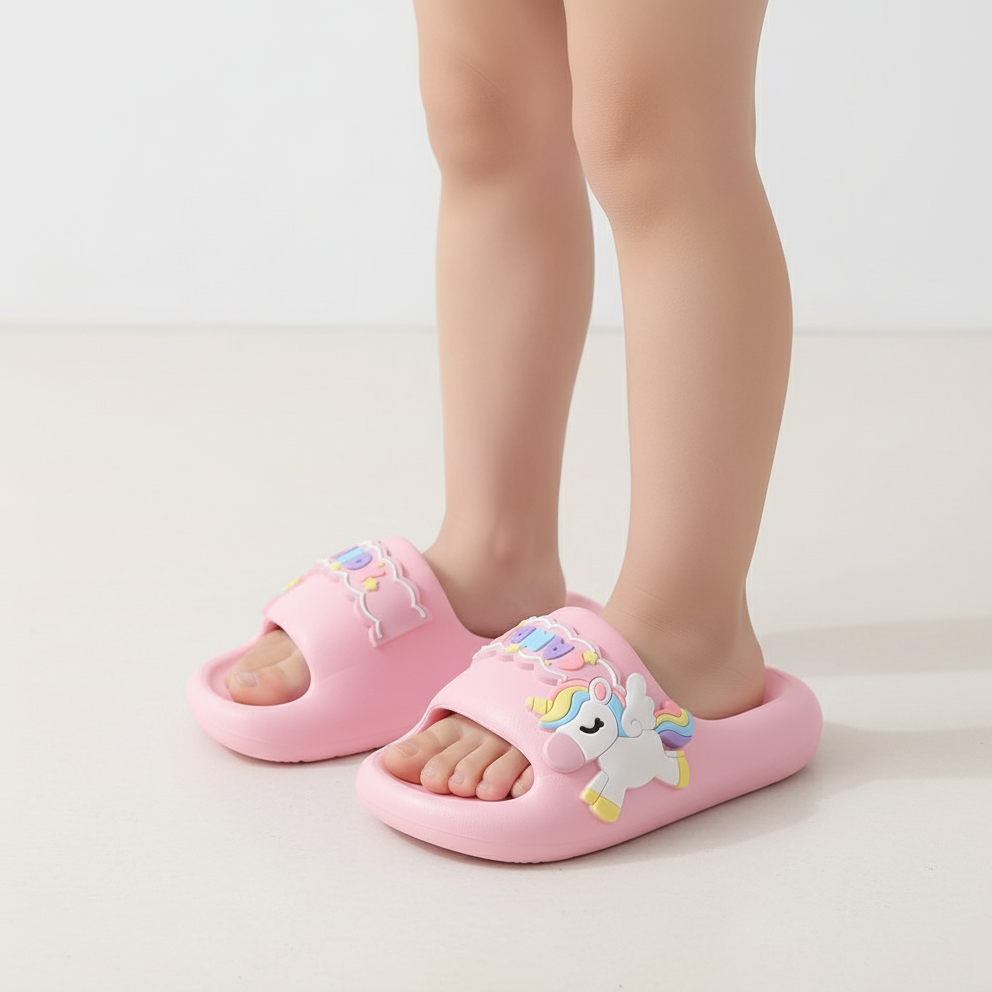 Unicorn Rainbow Slippers Ultra Soft Eva Ages 0-3 Years