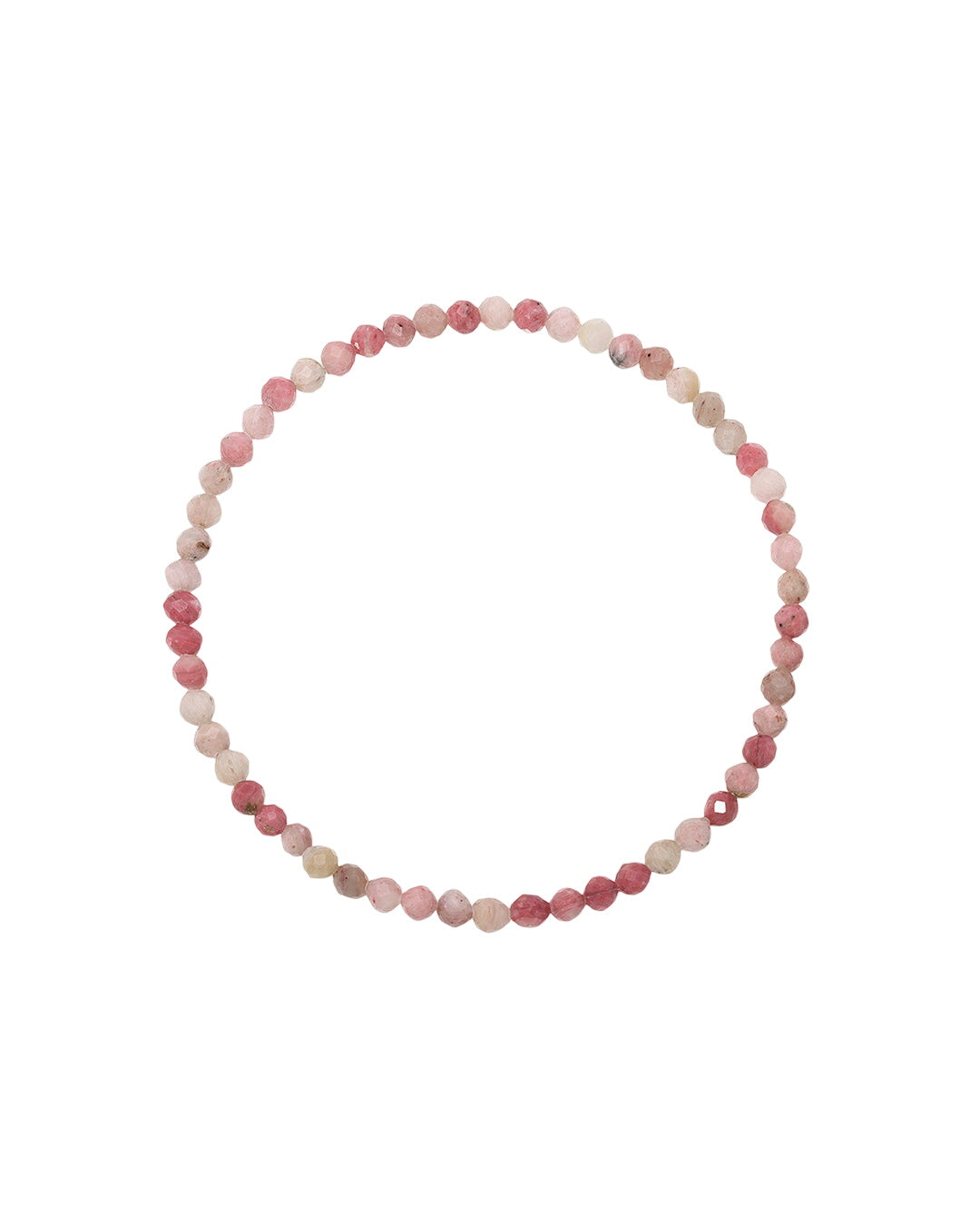 Pink Rhodochrosite Bead Bracelet