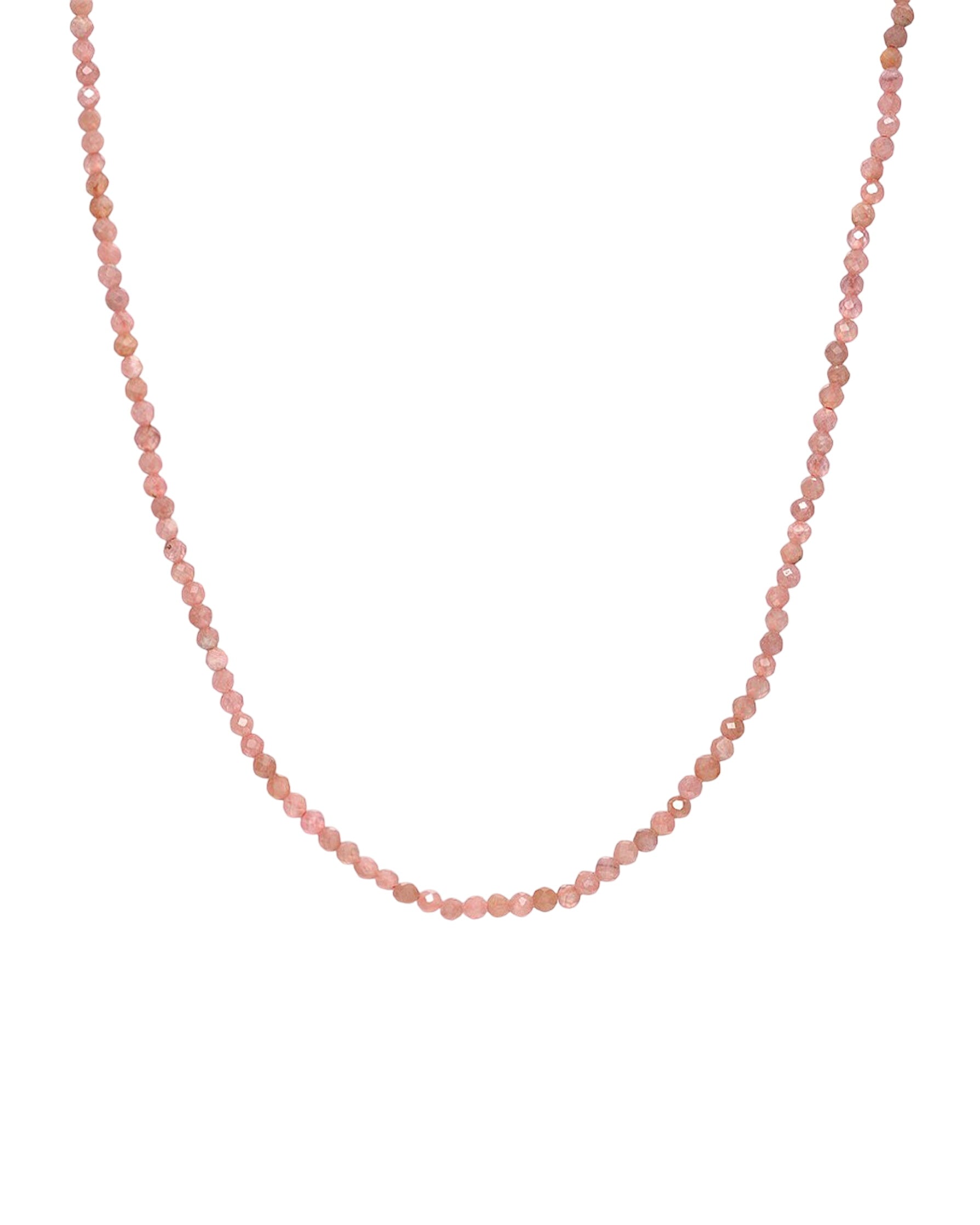 Pink Rhodochrosite Bead Necklace