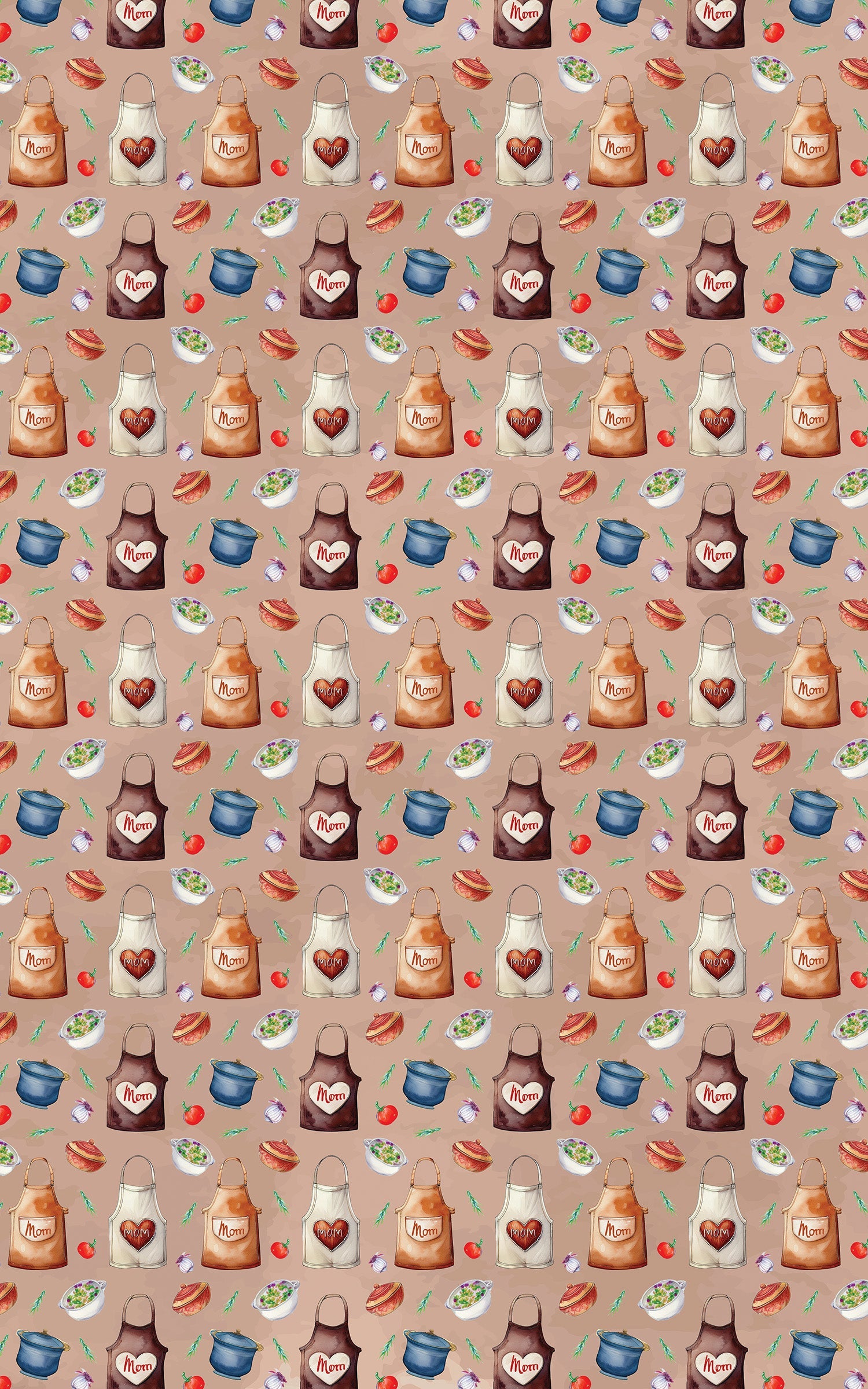 Mom's Apron - Brown