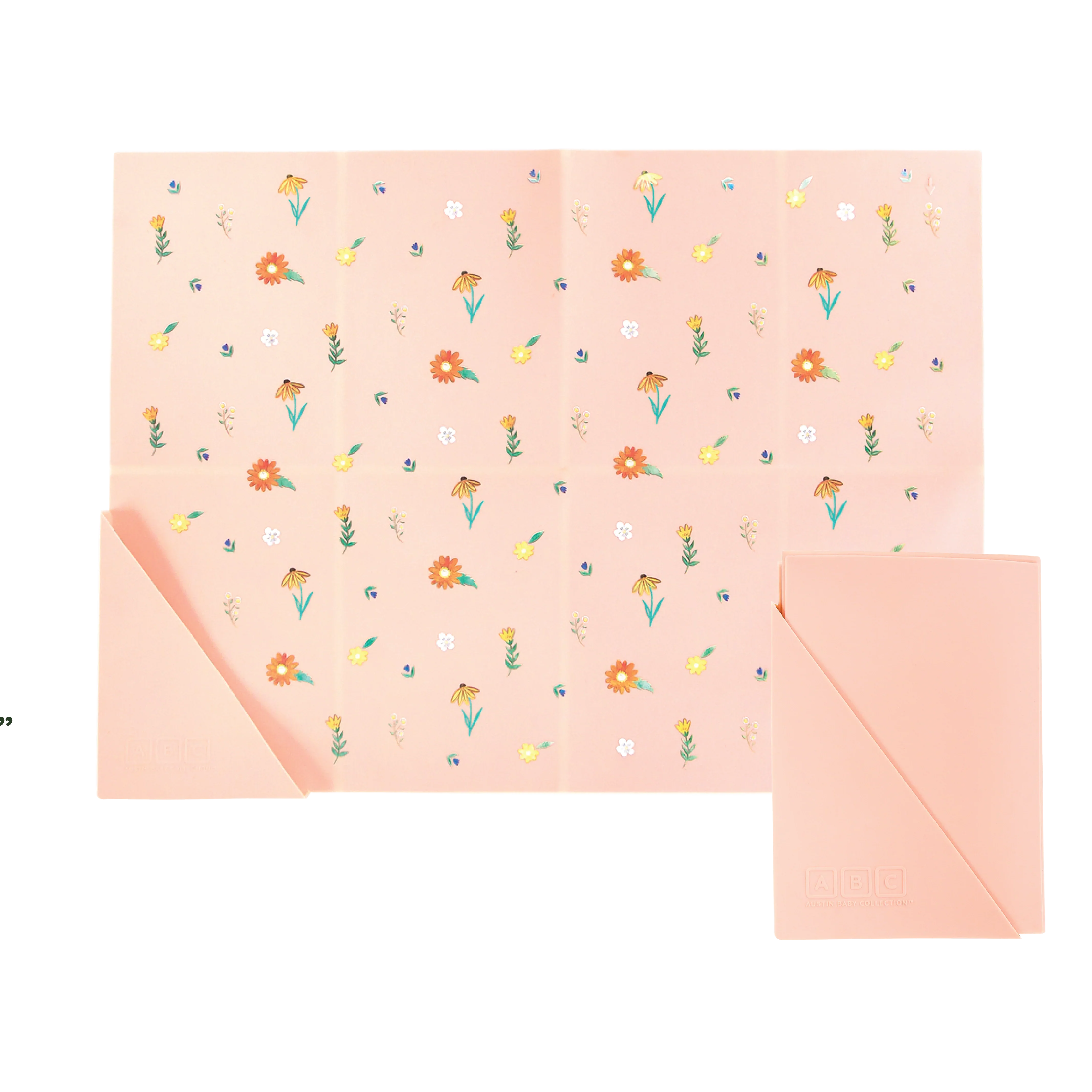 Silicone Mealtime Bundle Wildflower Ripe Peach