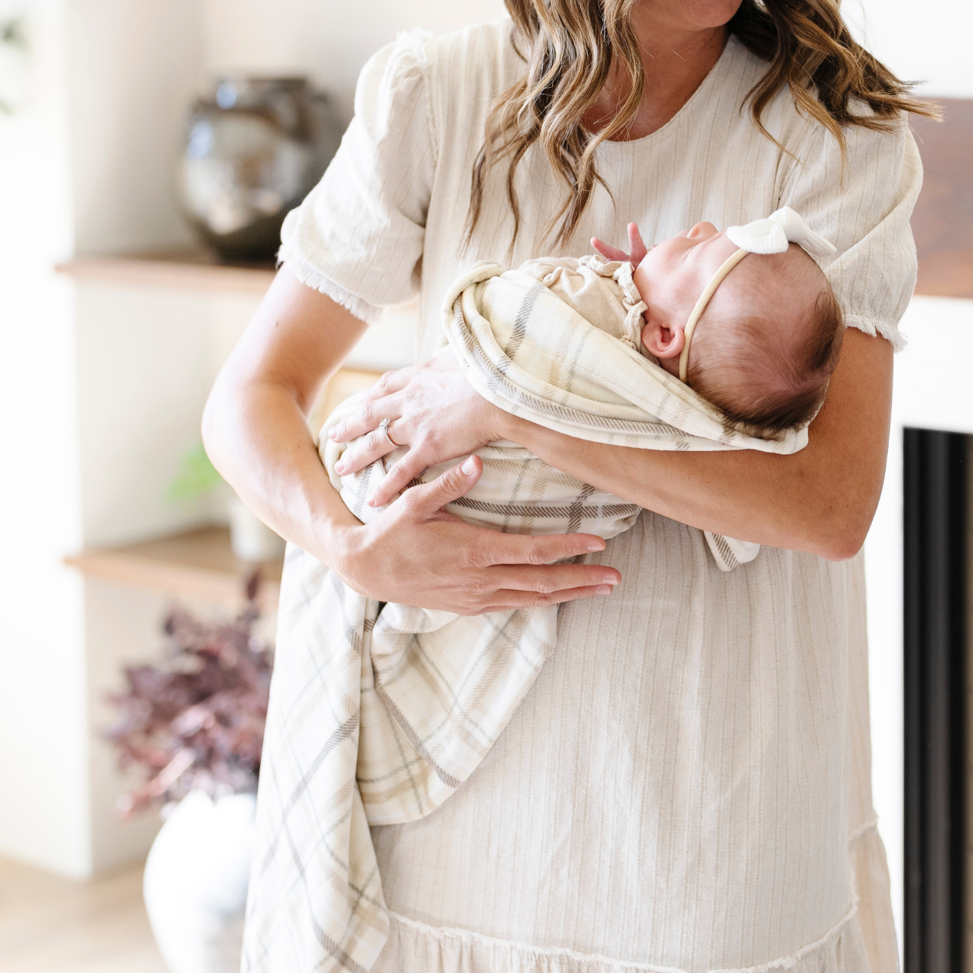 Minky Stretch Receiving Blankets