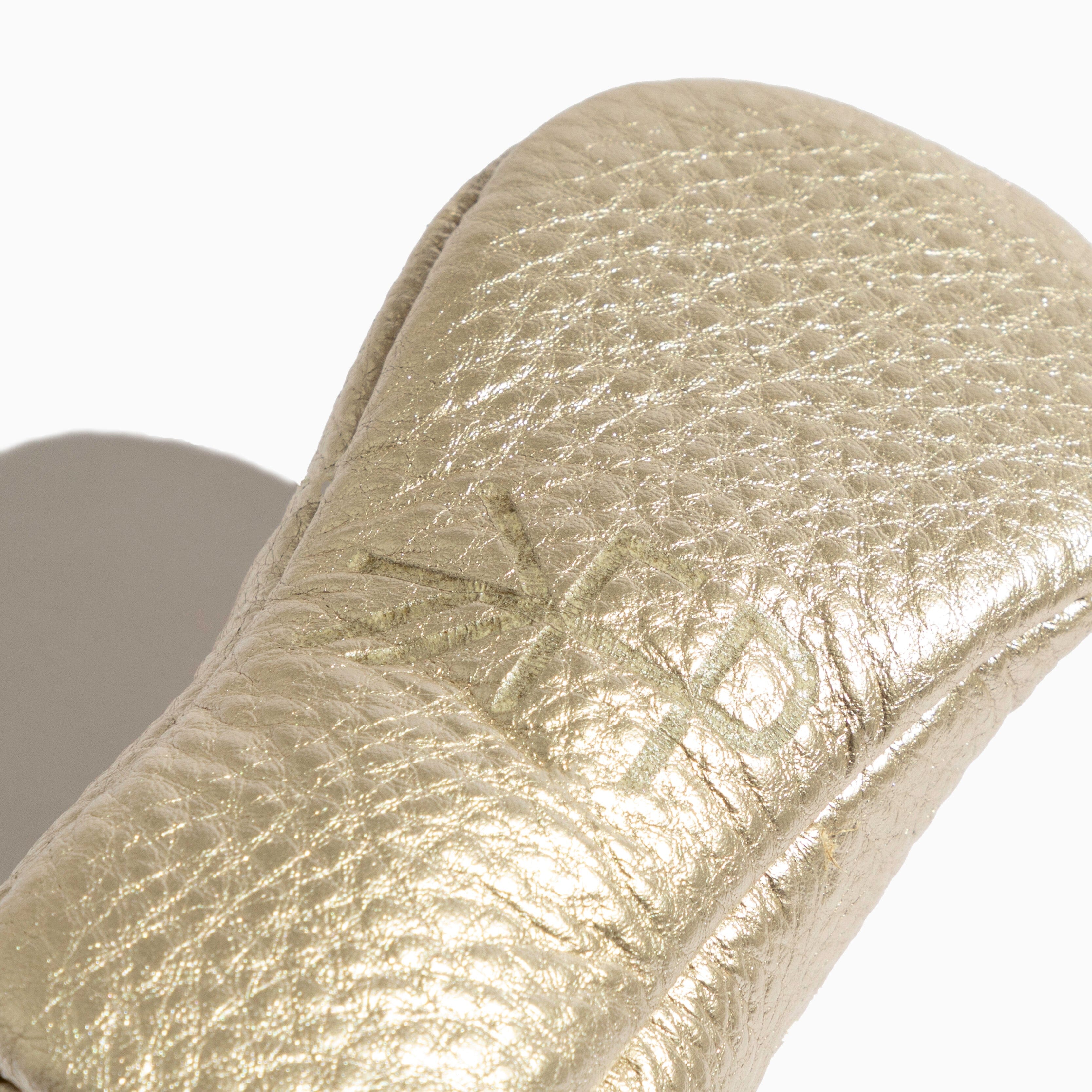 Platinum T-bar Baby Shoe