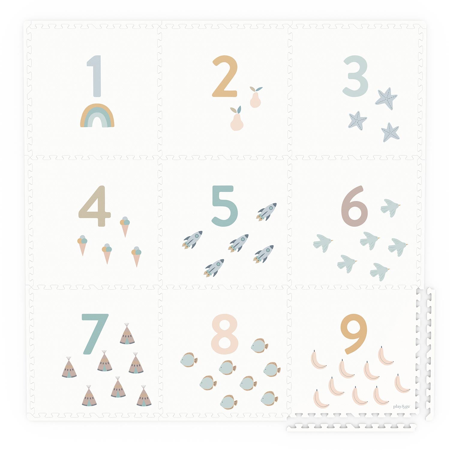 Numbers/ Dots Puzzlemat