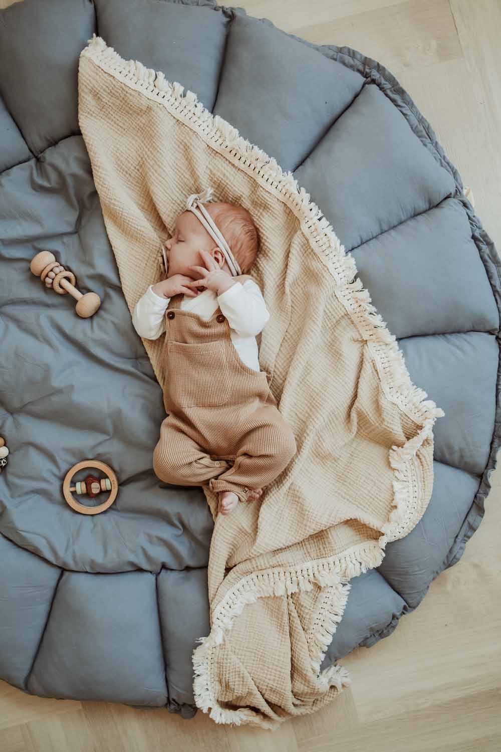 Bloom Babymat Dusty Blue