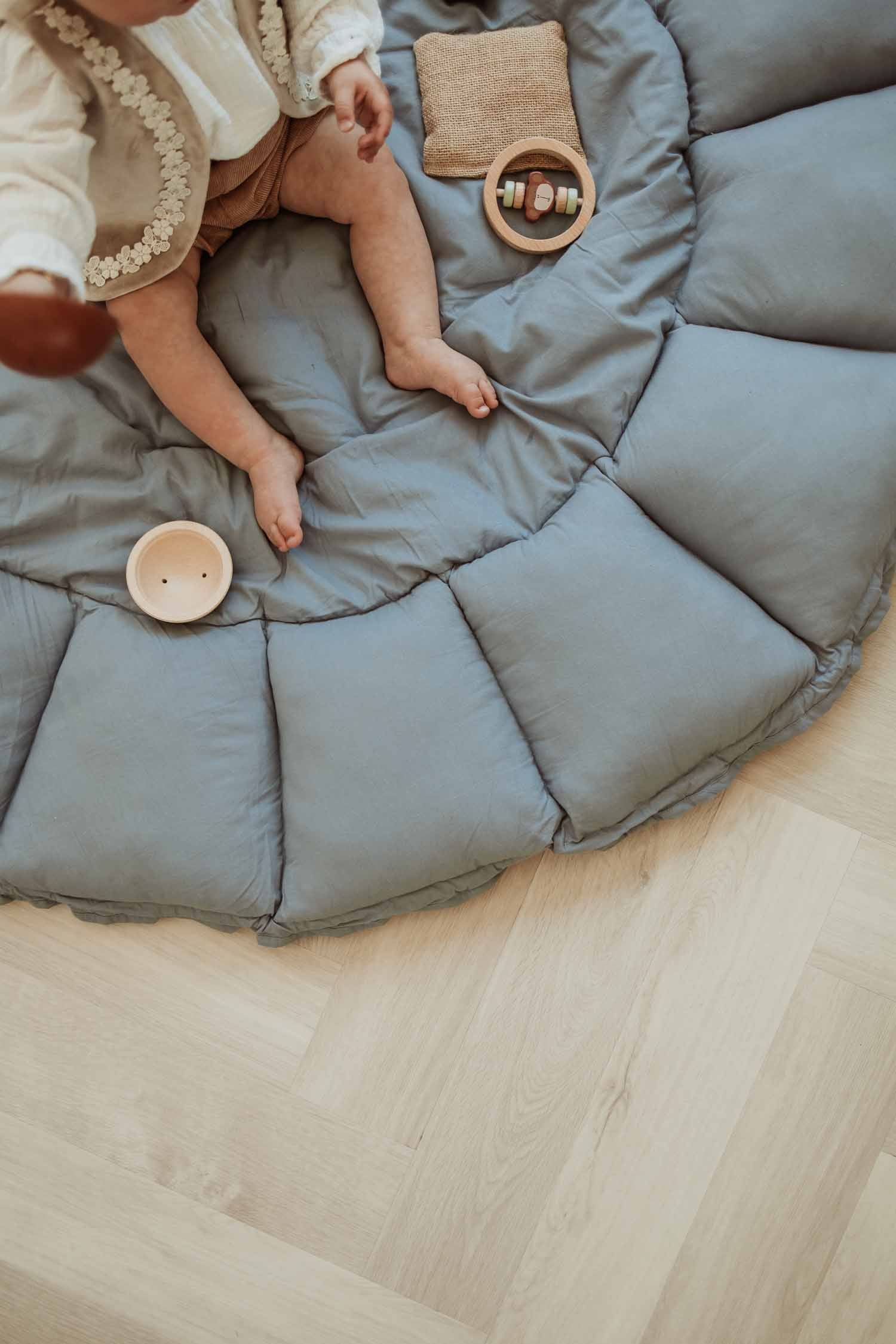 Bloom Babymat Dusty Blue