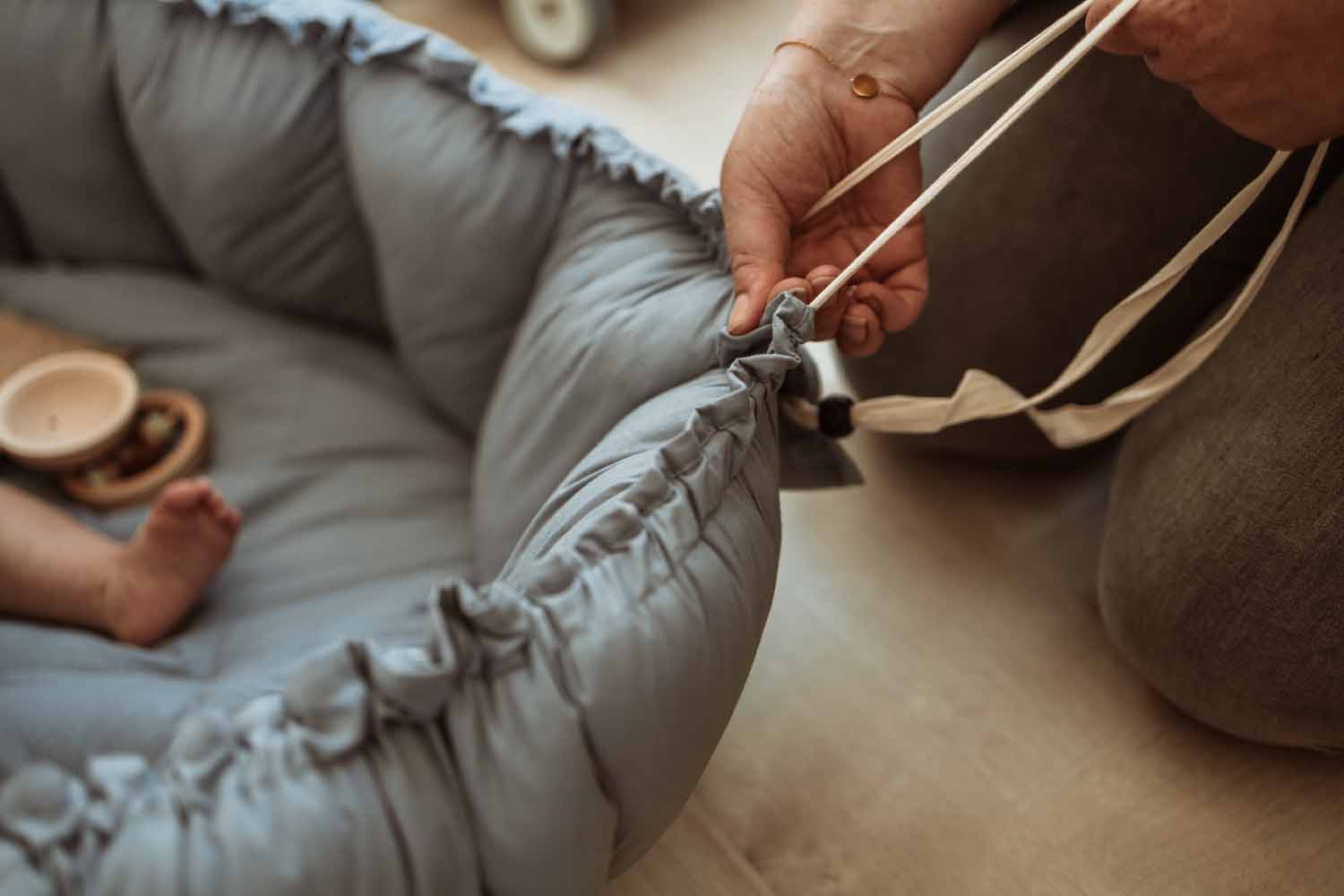 Bloom Babymat Dusty Blue