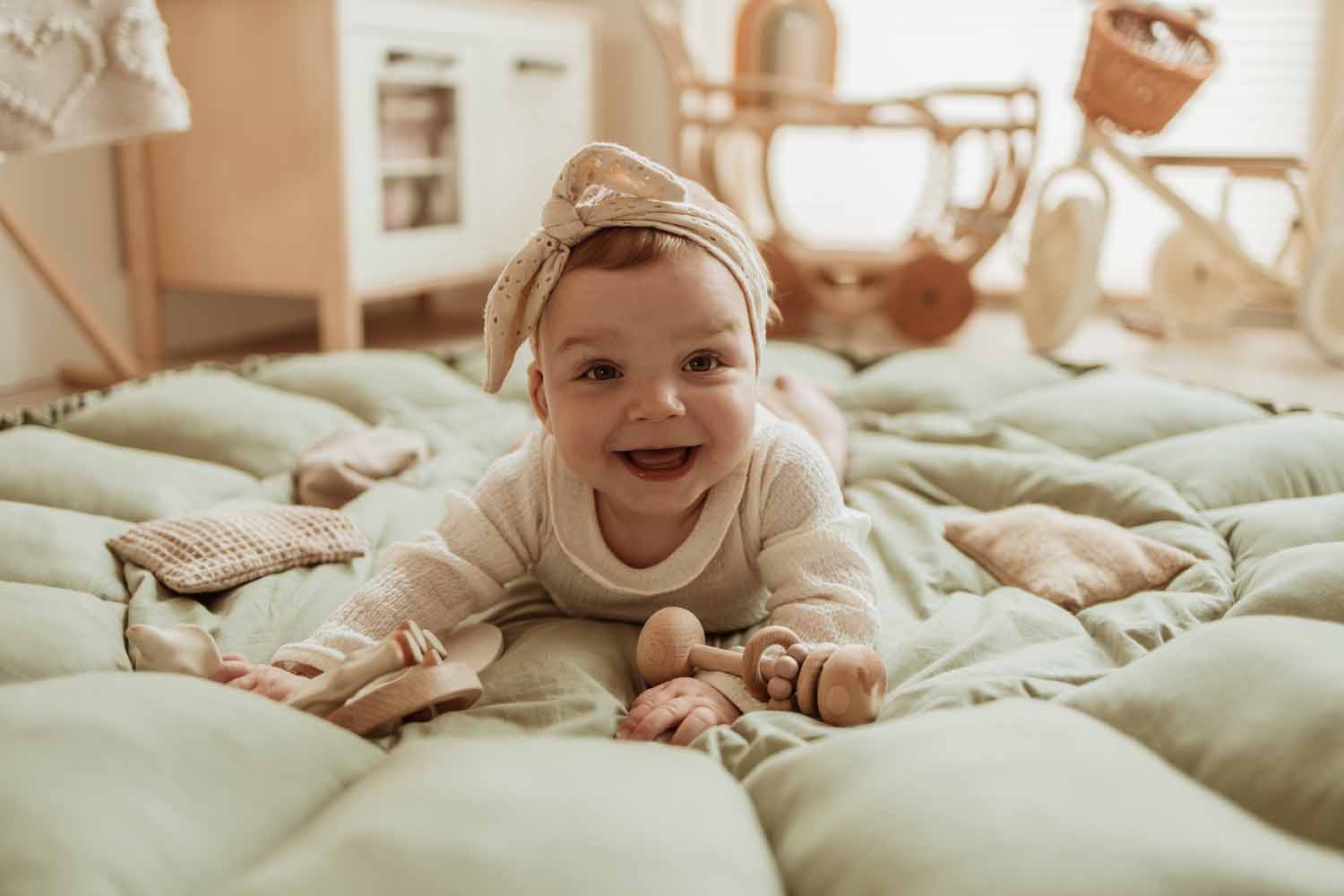 Bloom Babymat Meadow Green