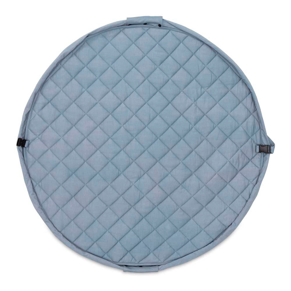 Dusty Blue Organic Babymat