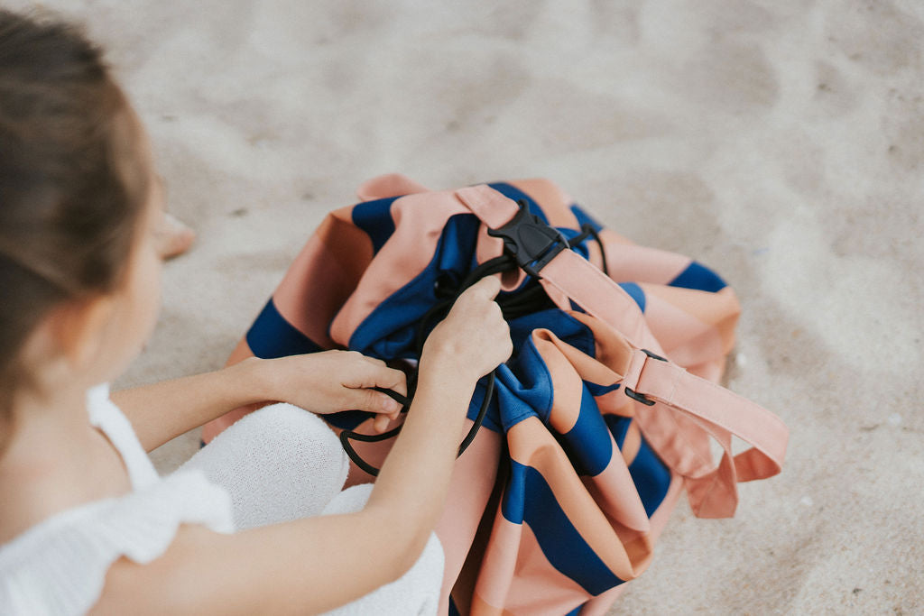 Outdoor Storage Bag Mokka Stripes