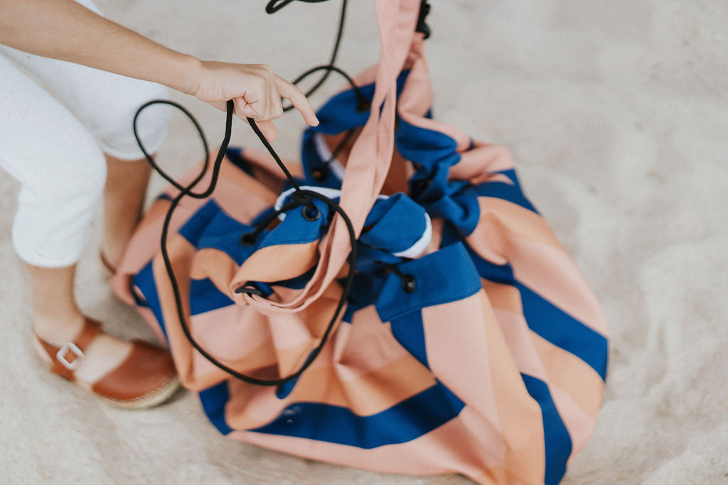 Outdoor Storage Bag Mokka Stripes