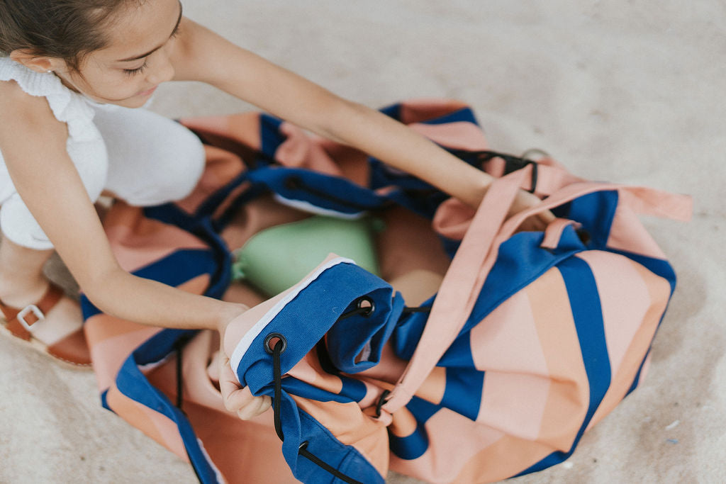 Outdoor Storage Bag Mokka Stripes