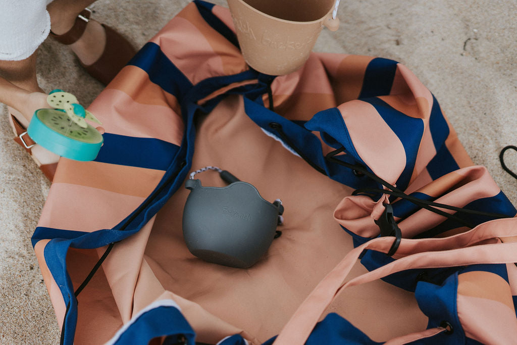 Outdoor Storage Bag Mokka Stripes