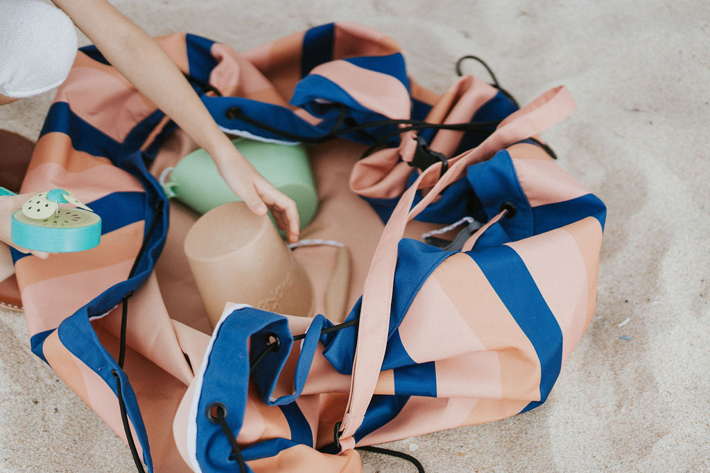 Outdoor Storage Bag Mokka Stripes