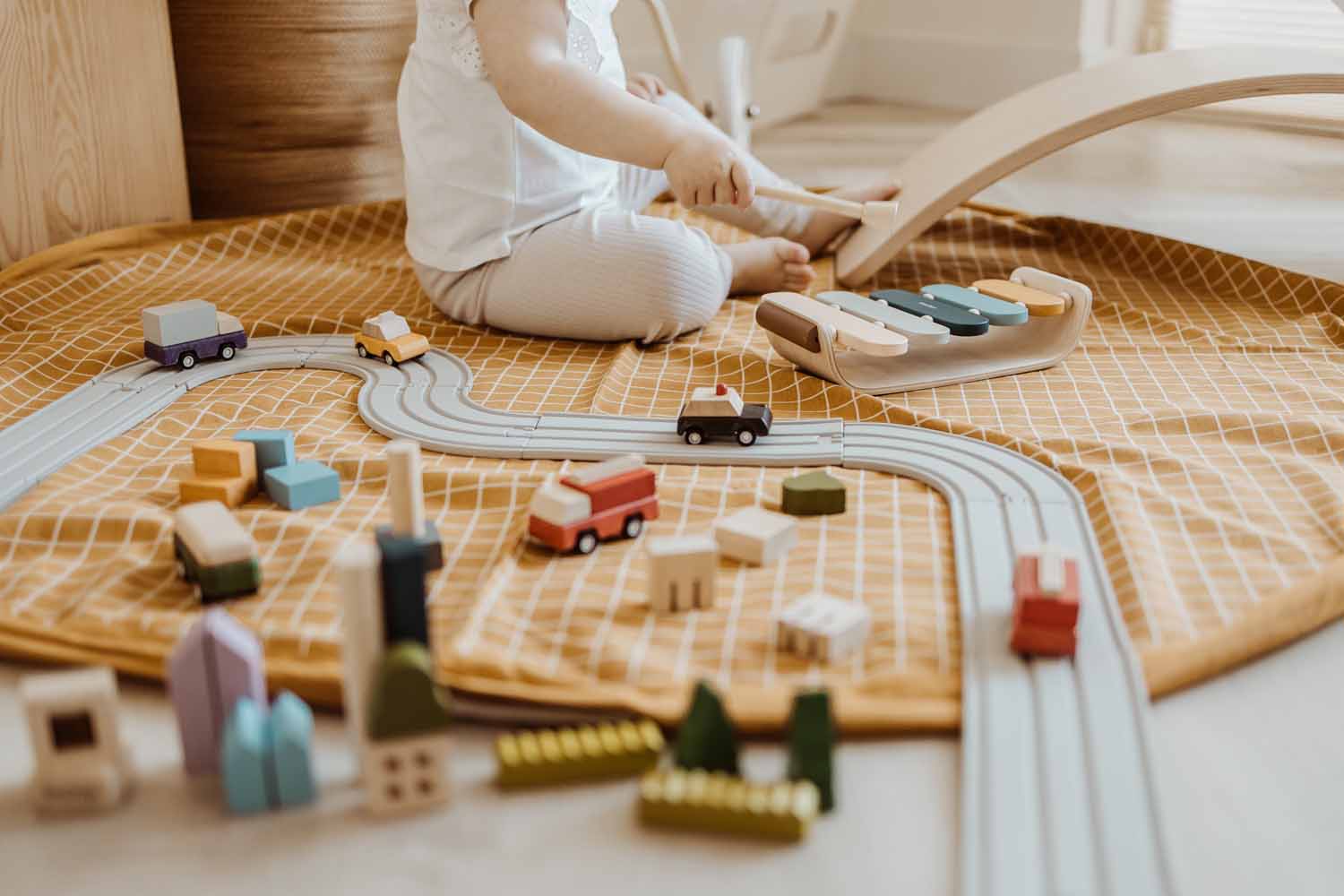 Organic Grid Mustard Storage Bag