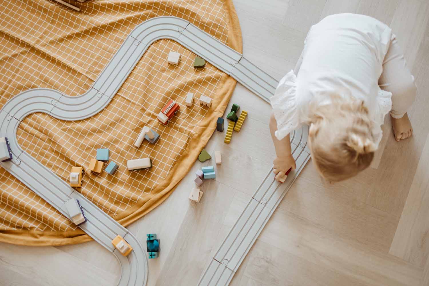 Organic Grid Mustard Storage Bag