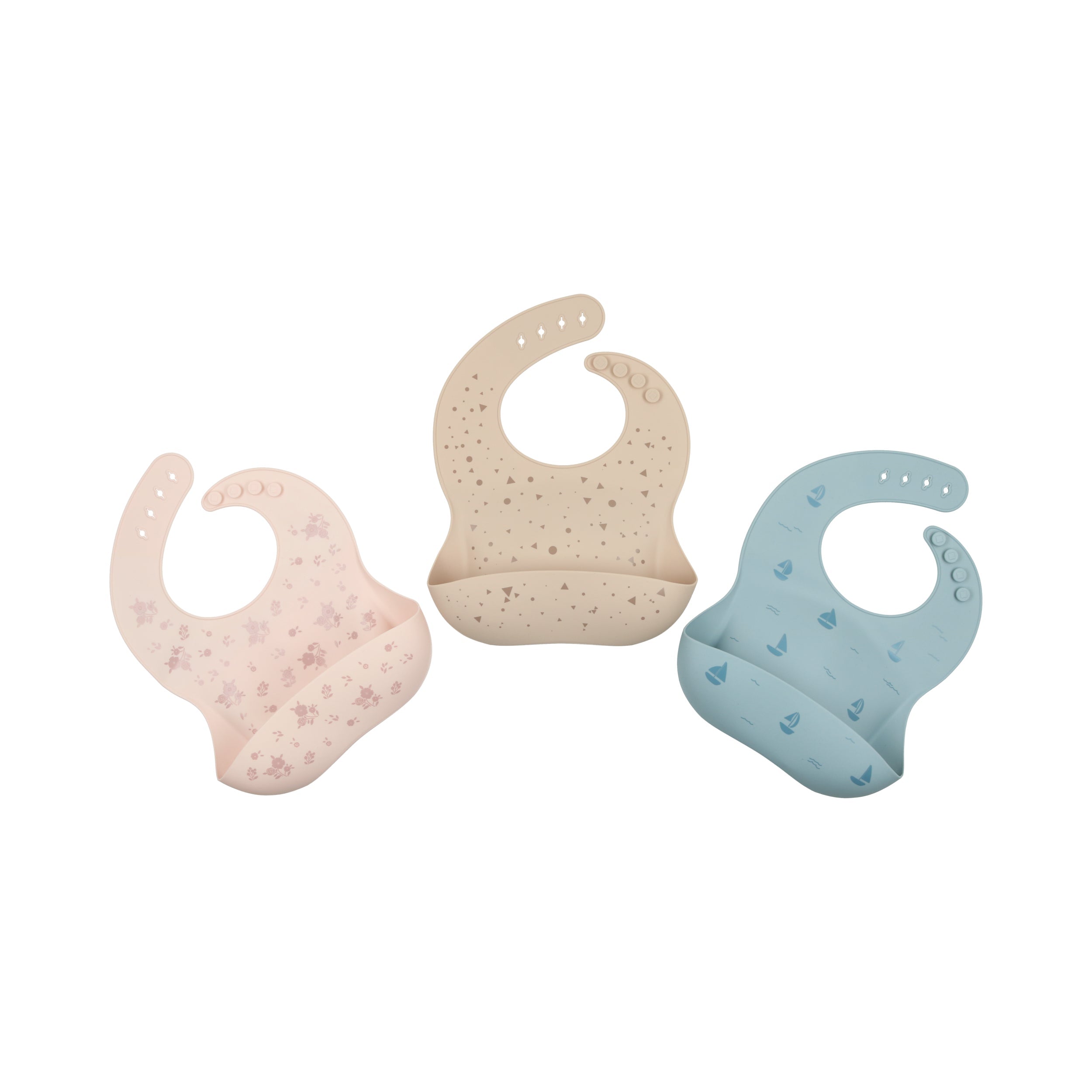 Silicone Bib-geometric/oat