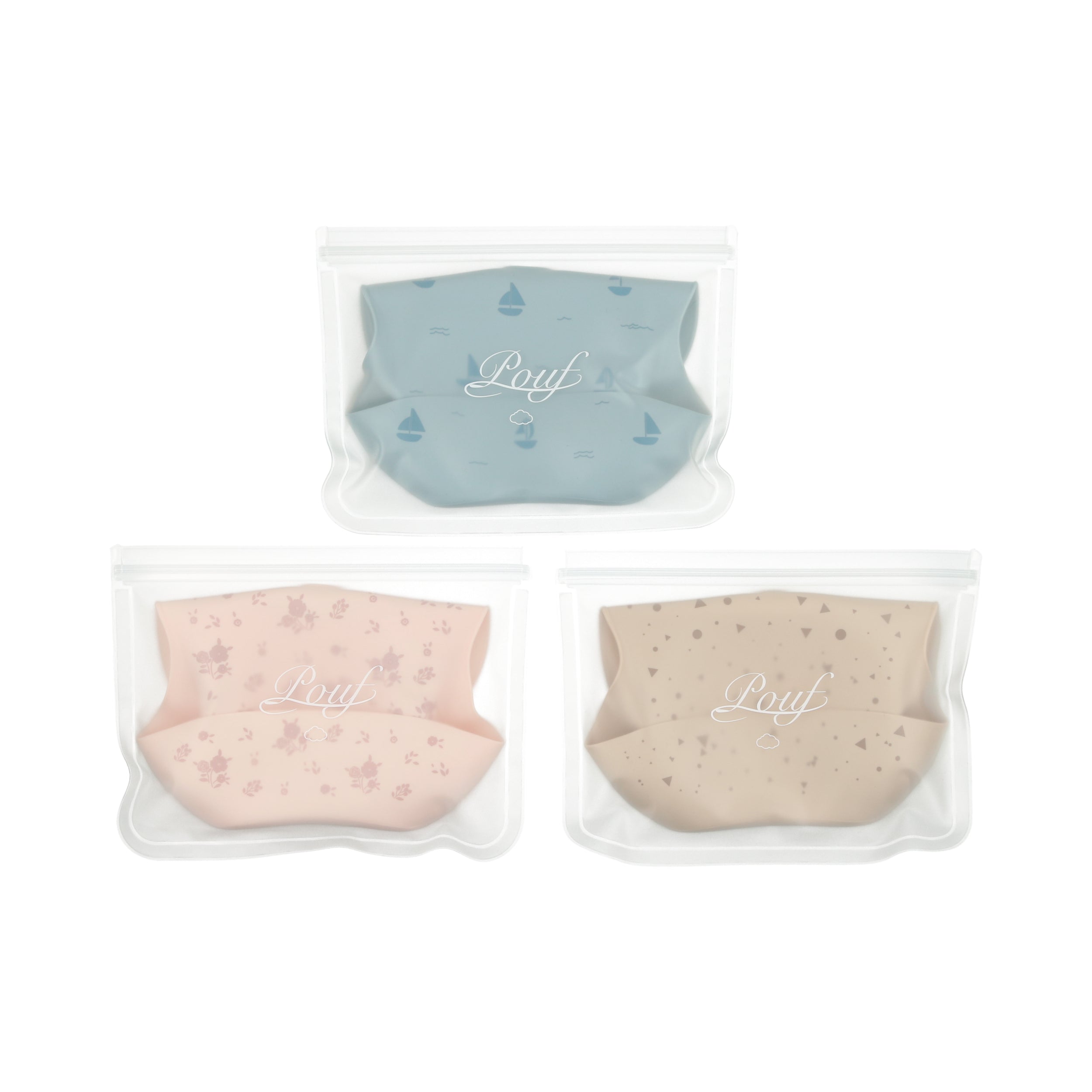 Silicone Bib-floral/pink