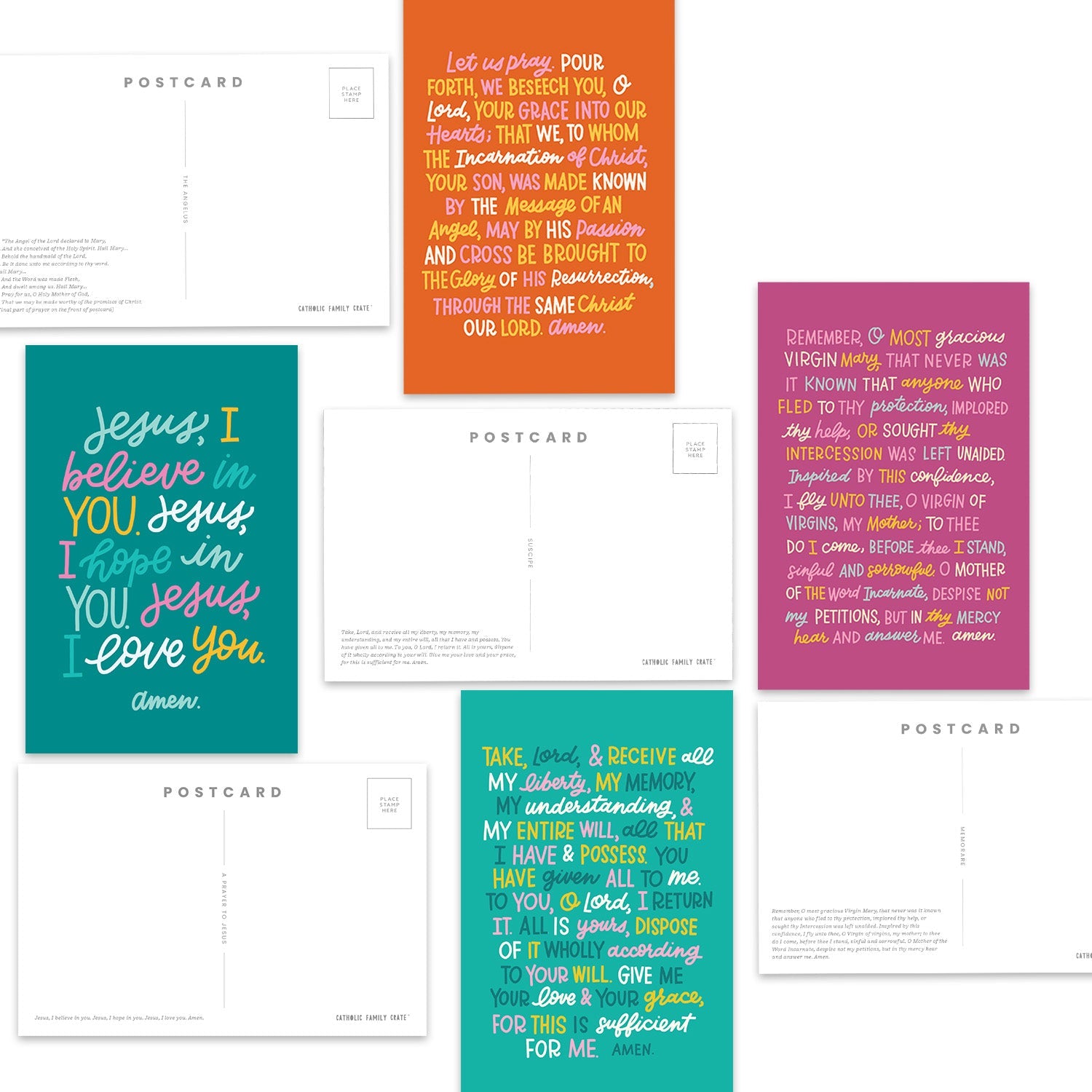 Prayer Postcard Pack (set Of 8)